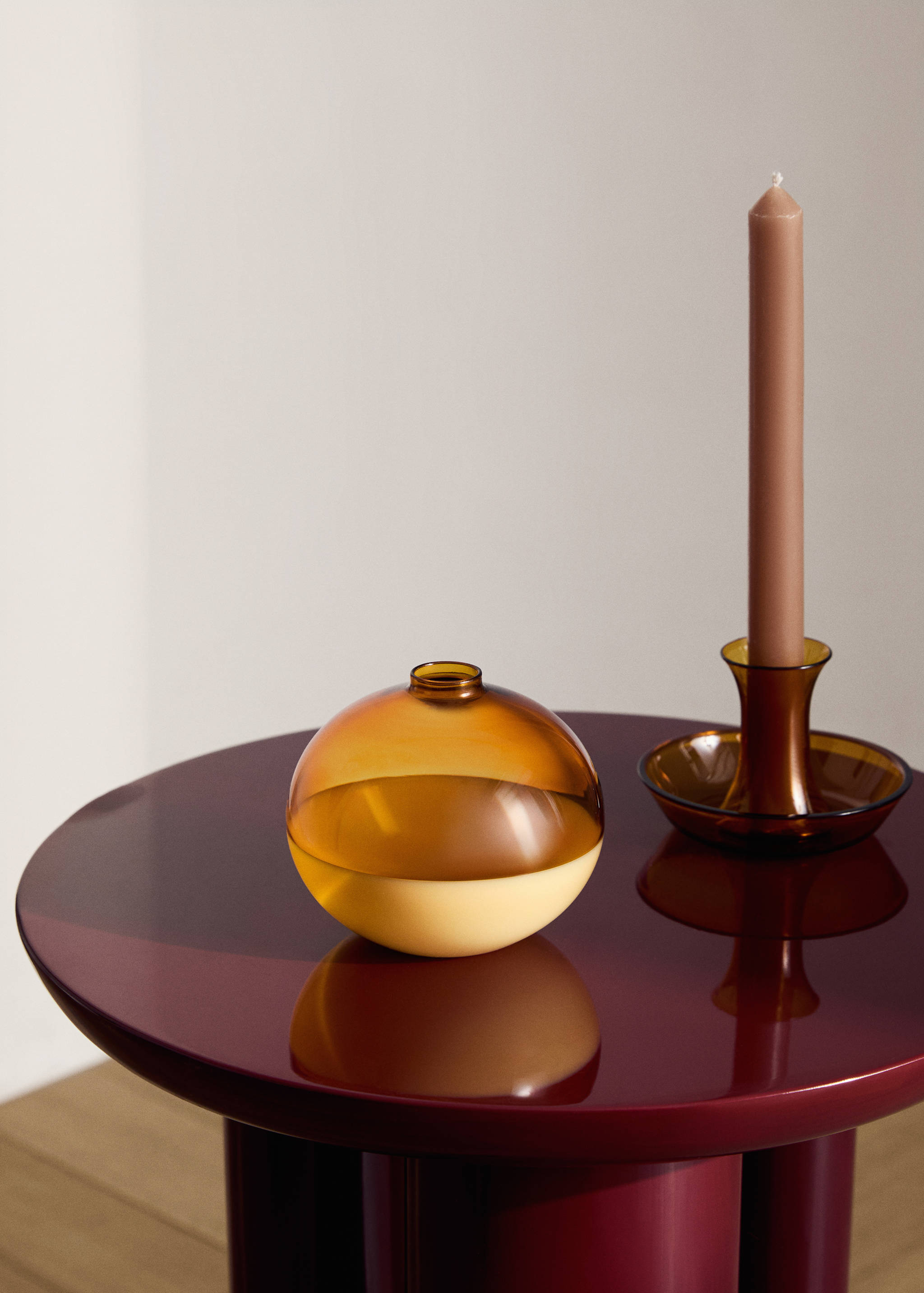 Gerro violeter borosilicat - Pla general