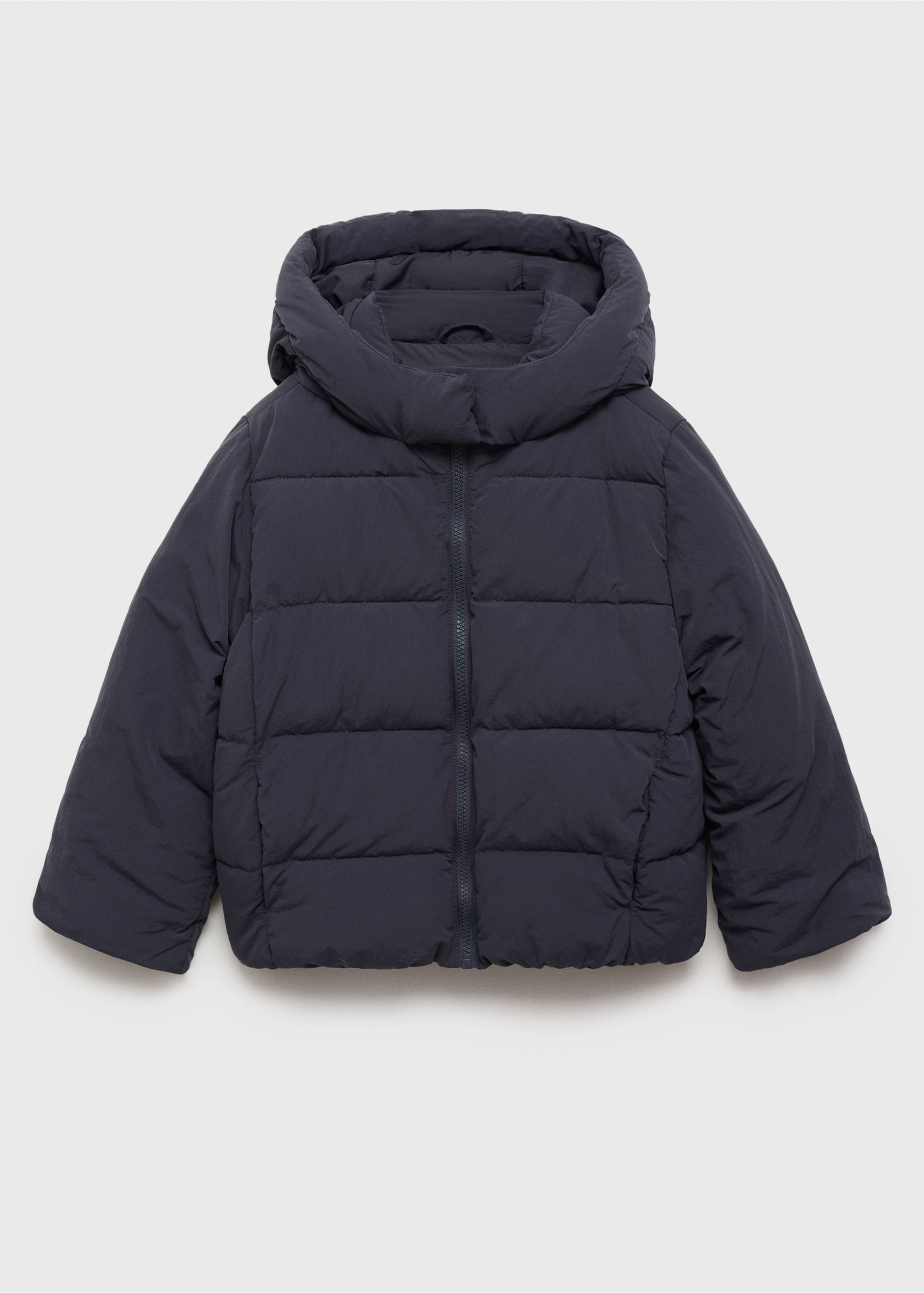 Hood puffer coat - Article without model, Dark Navy. Ref: 17094069-00.