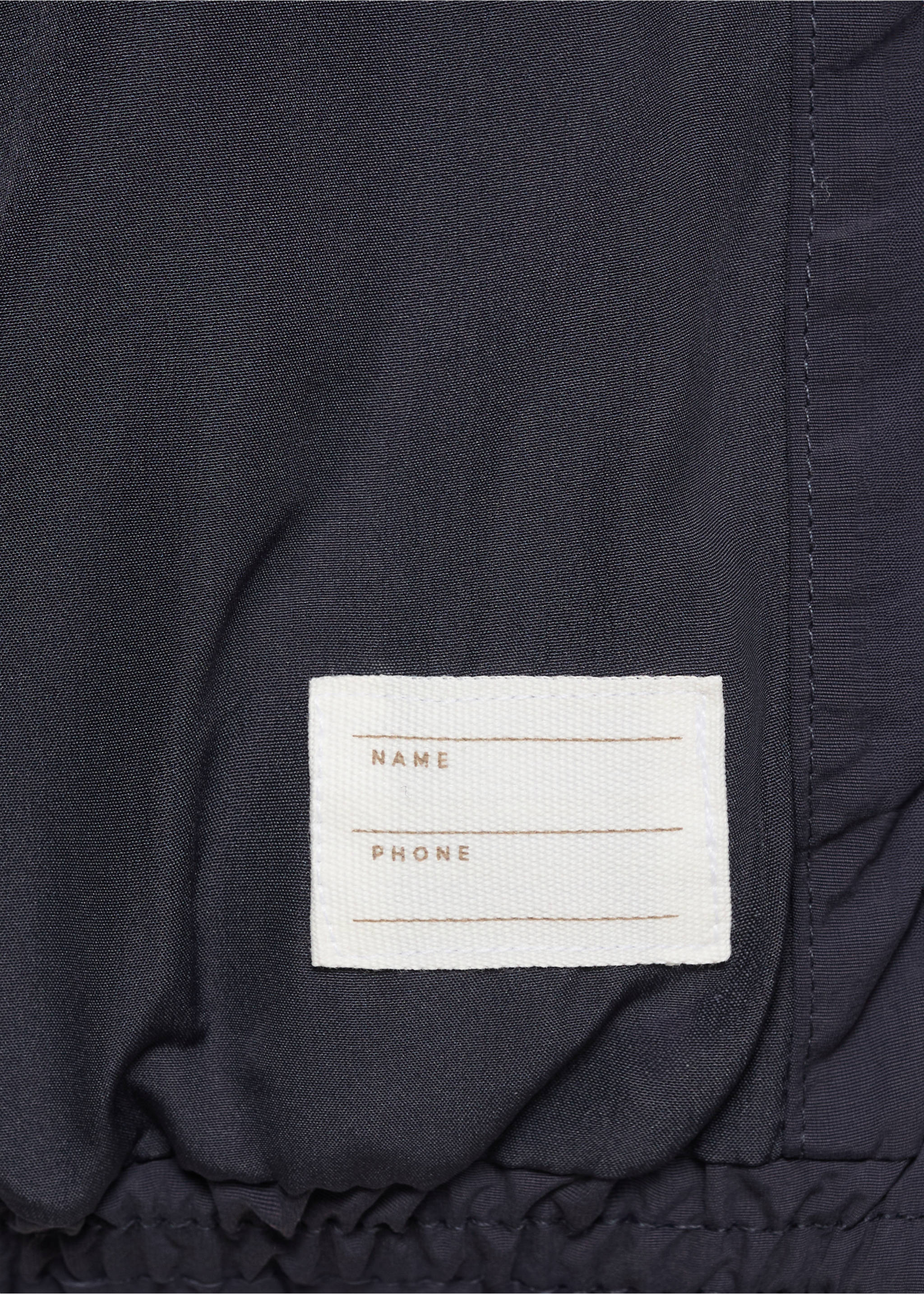 Hood puffer coat - Details of the article 0, Dark Navy. Ref: 17094069-00.