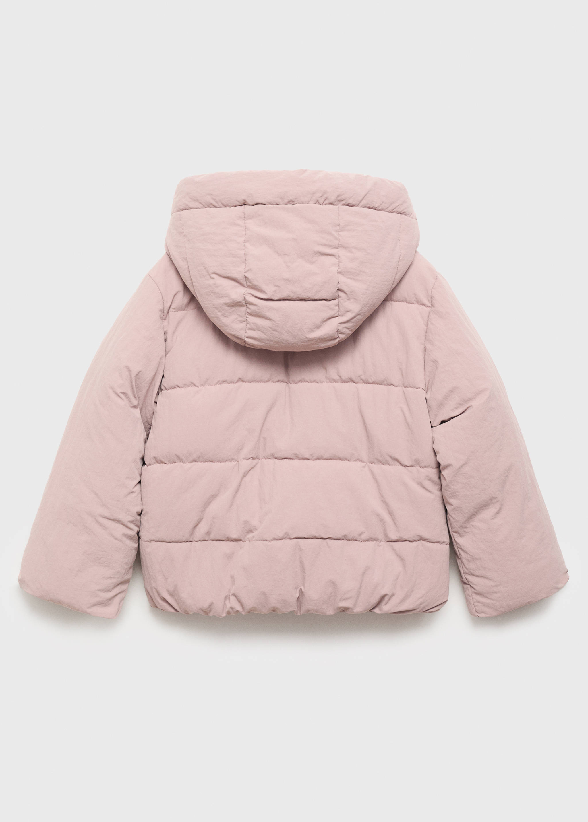 Hood puffer coat - Reverse of the article