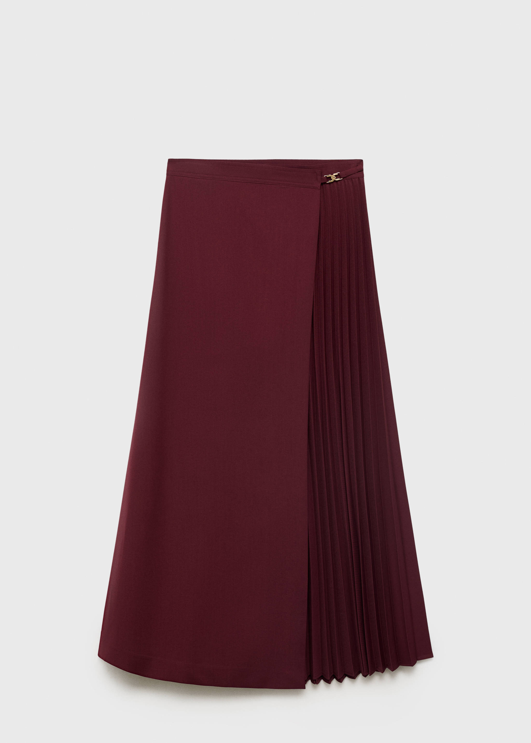 Pleated crossover skirt - Article without model