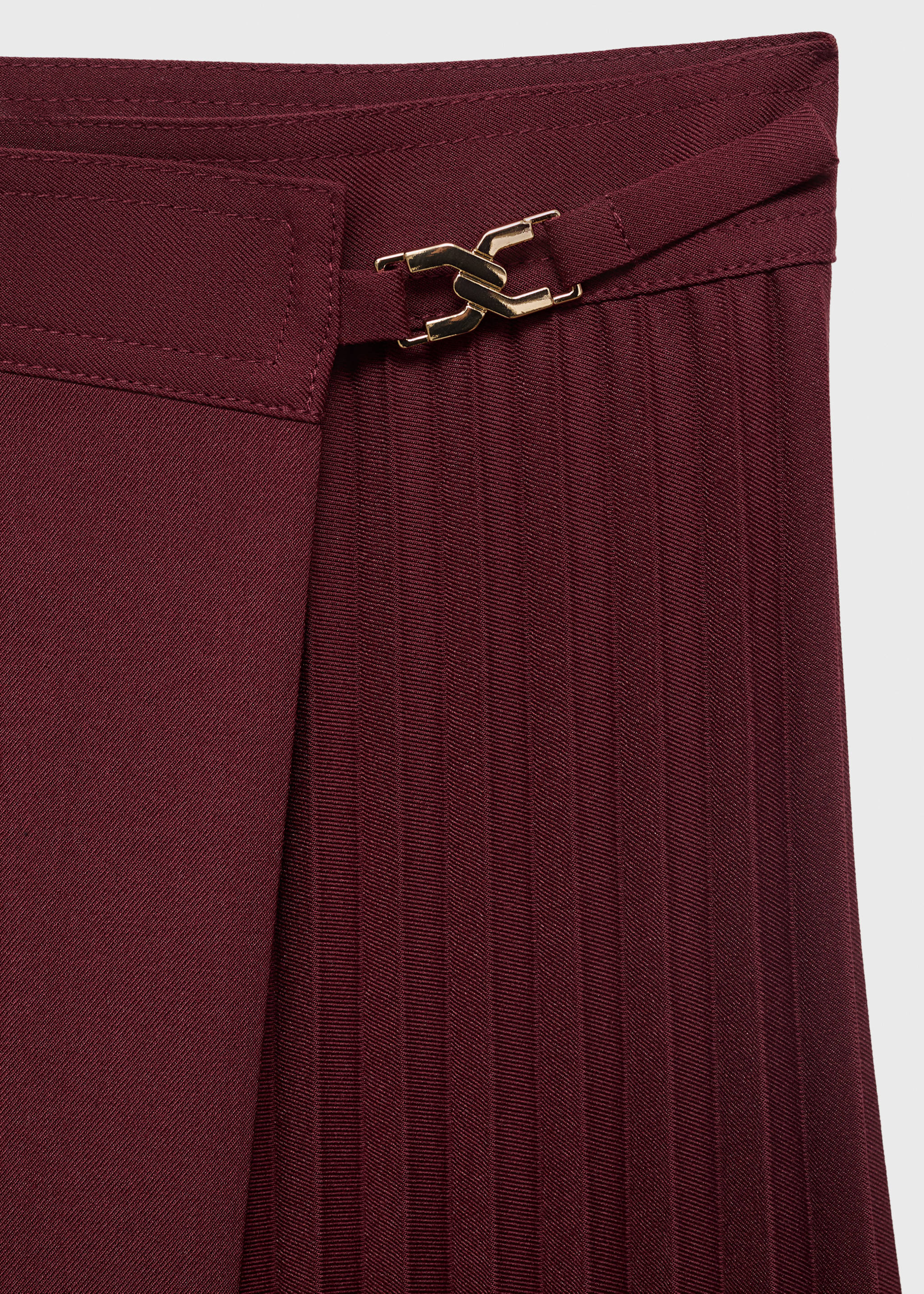 Pleated crossover skirt - Details of the article 8