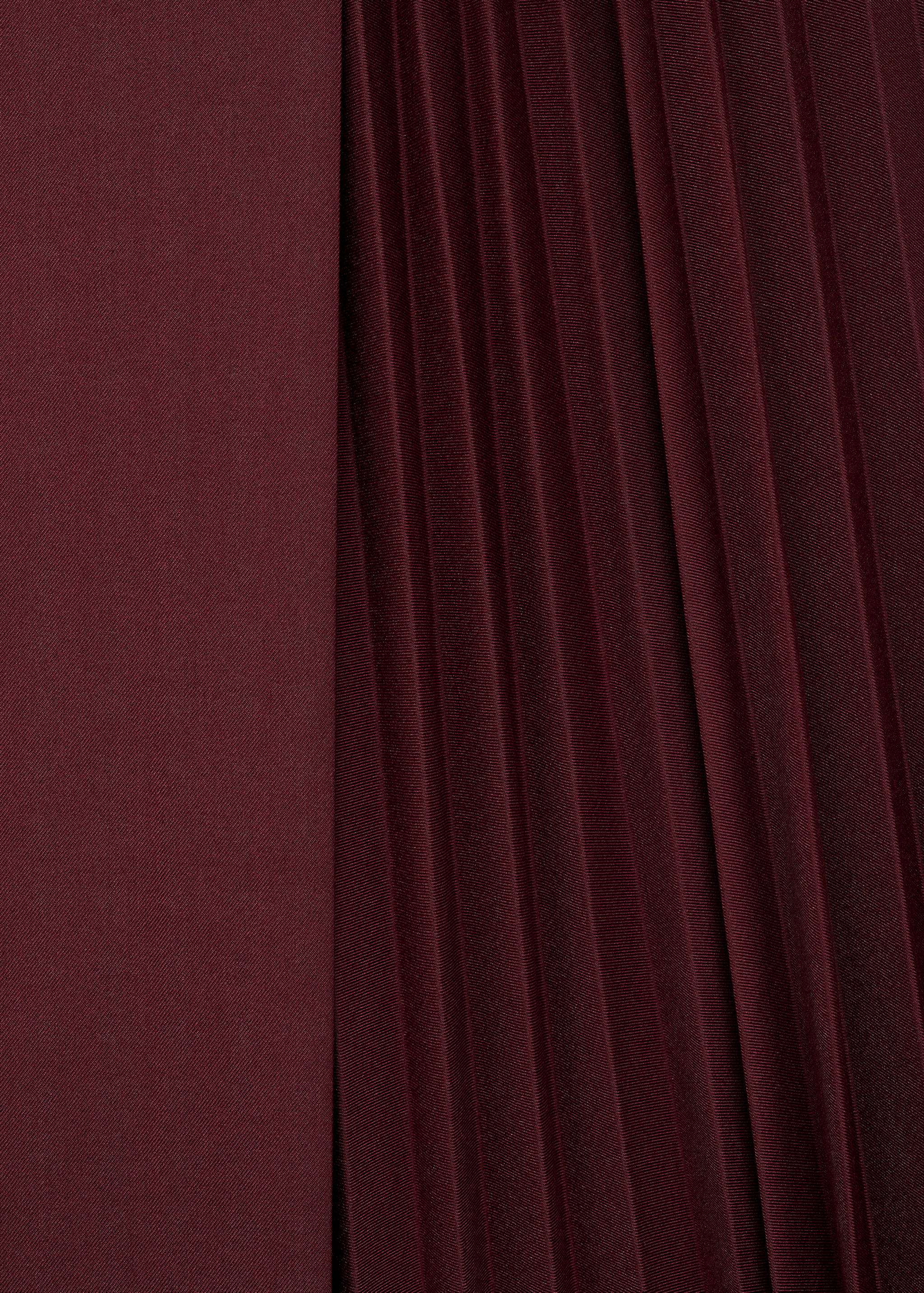 Pleated crossover skirt - Details of the article 0