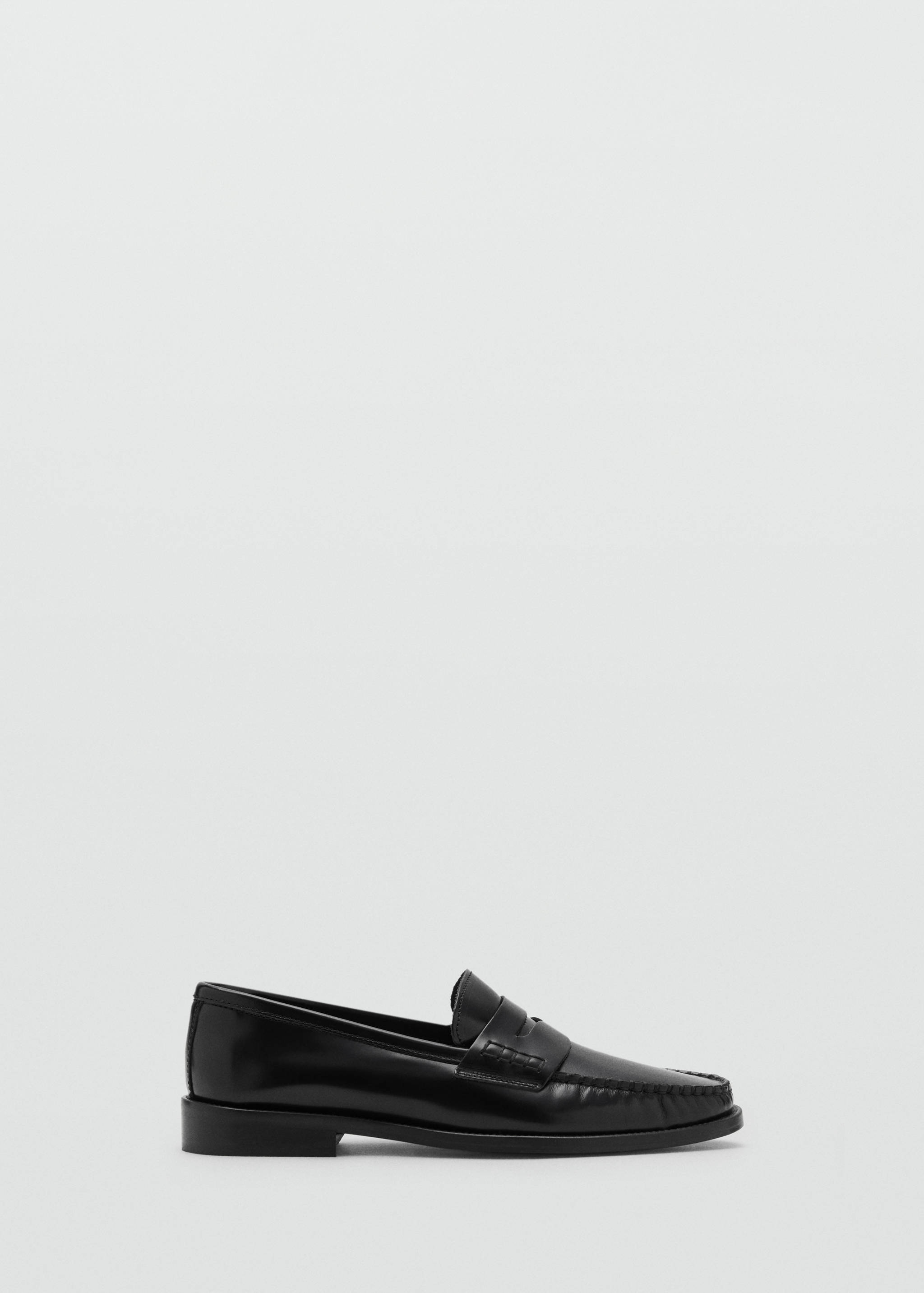 Mocassins cuir froncé - Article sans modèle
