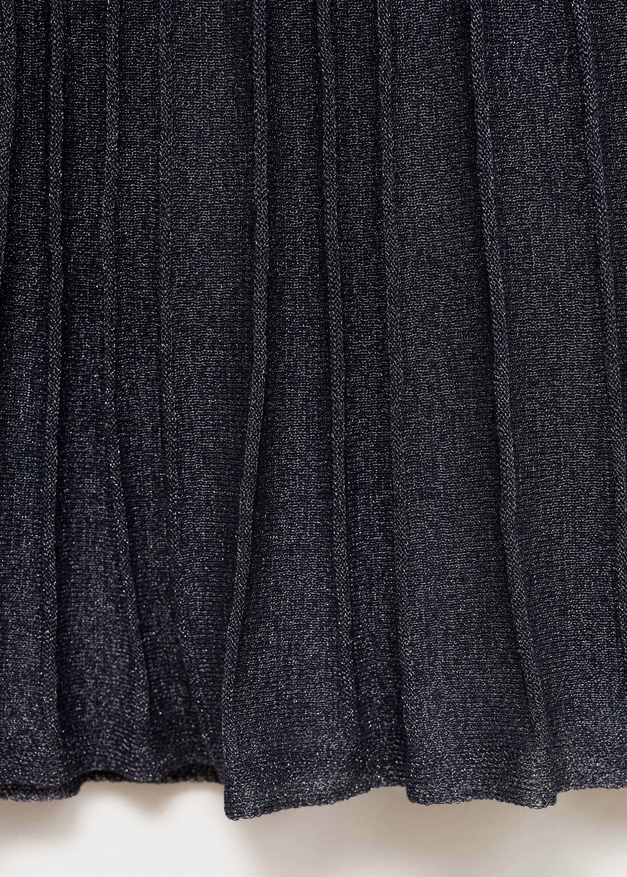 Fustă plisată din tricot cu lurex - Detaliu al articolului 0