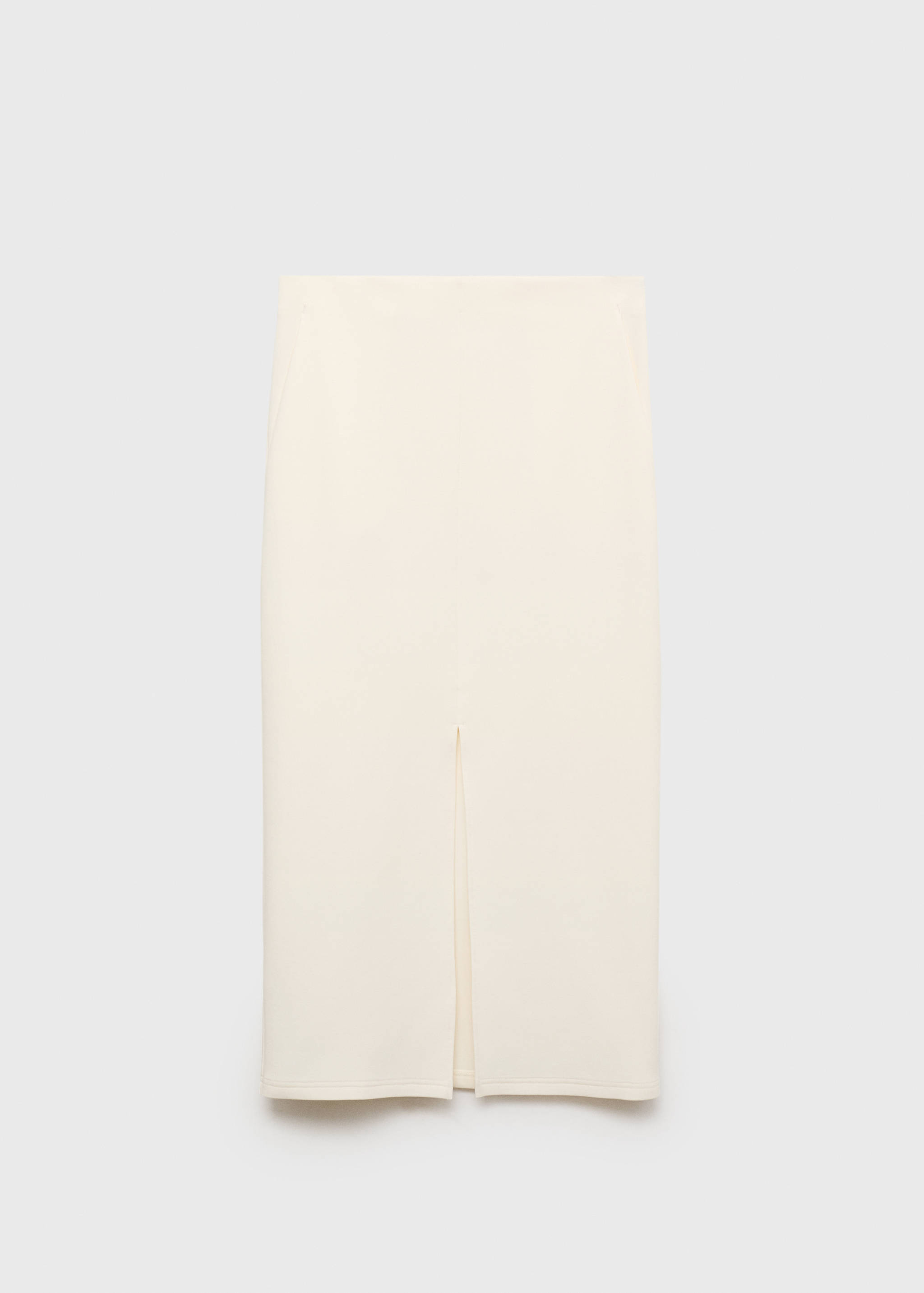 Cotton skirt with opening - Article without model