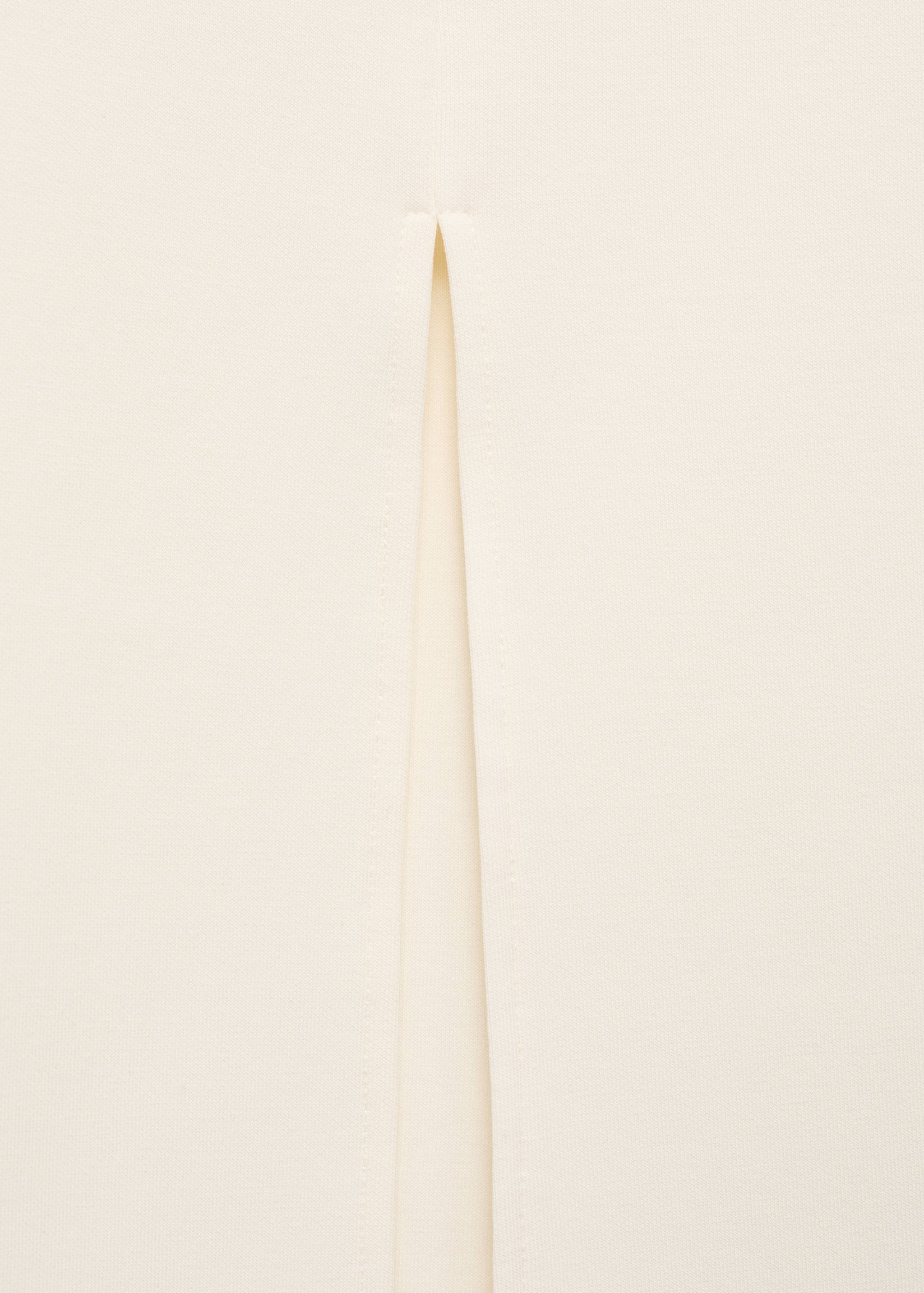 Cotton skirt with opening - Details of the article 8