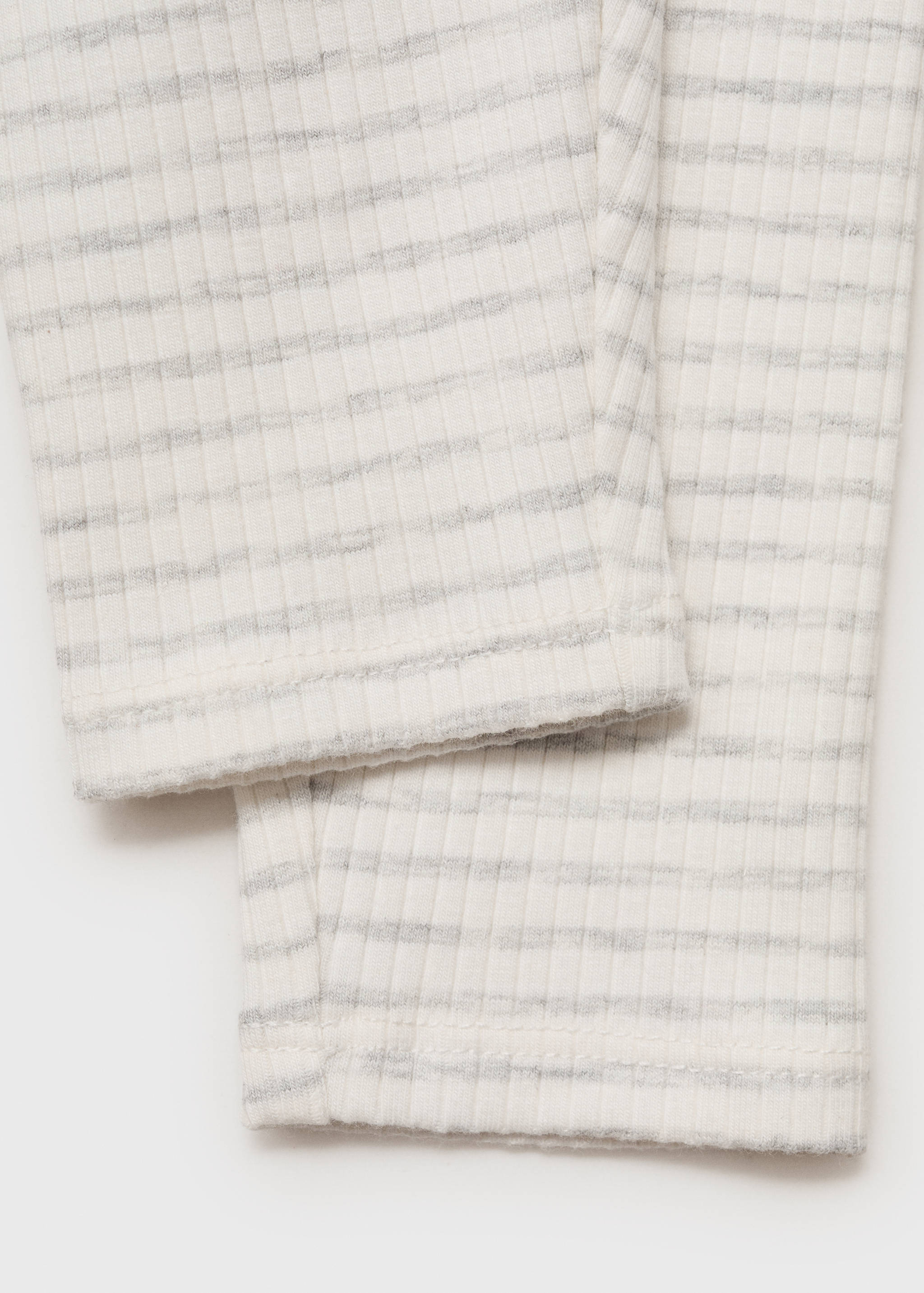 Stripped cotton leggings - Details of the article 0