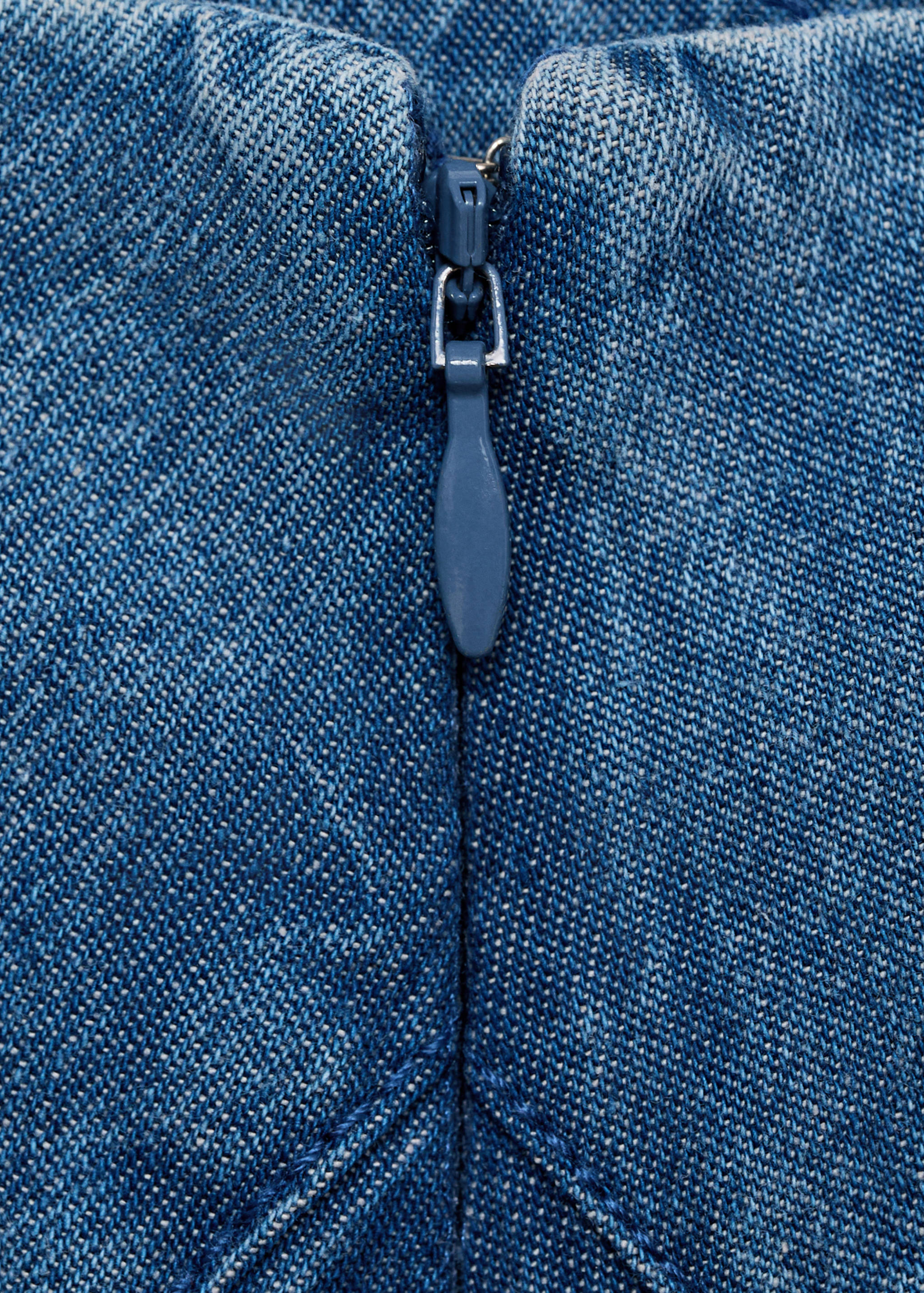 Falda midi denim costuras - Detalle del artículo 0