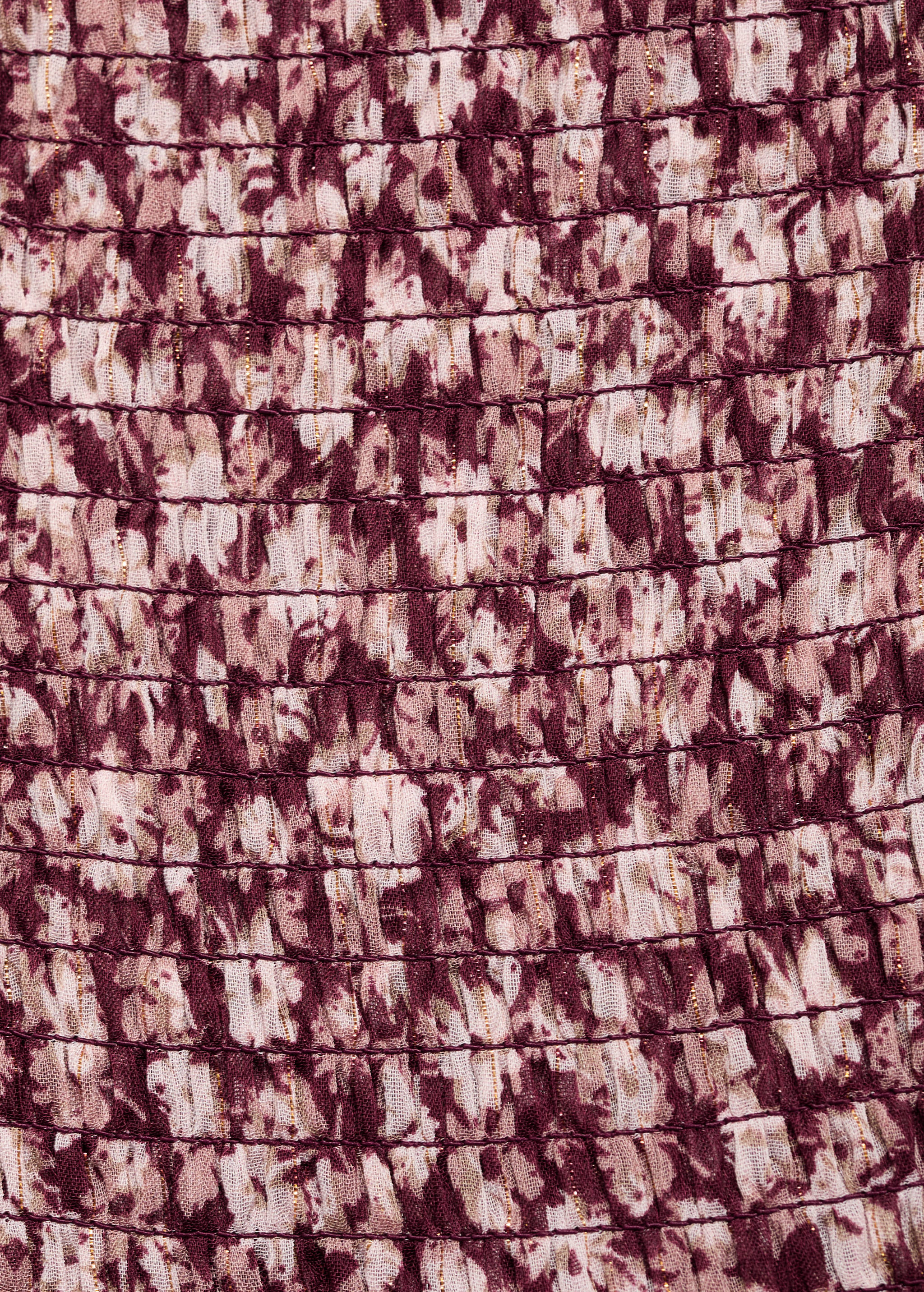 Printed ruffle skirt - Details of the article 0