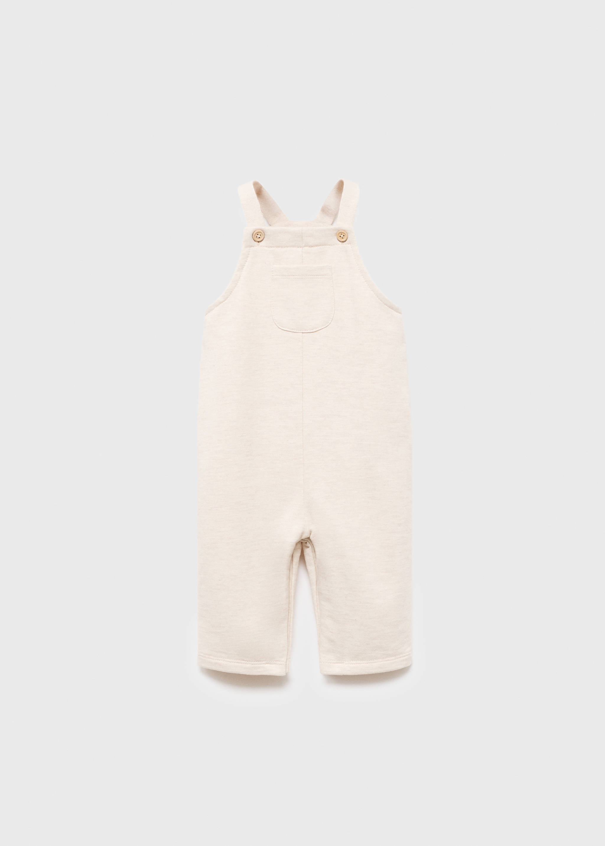 Long cotton dungarees - Article without model