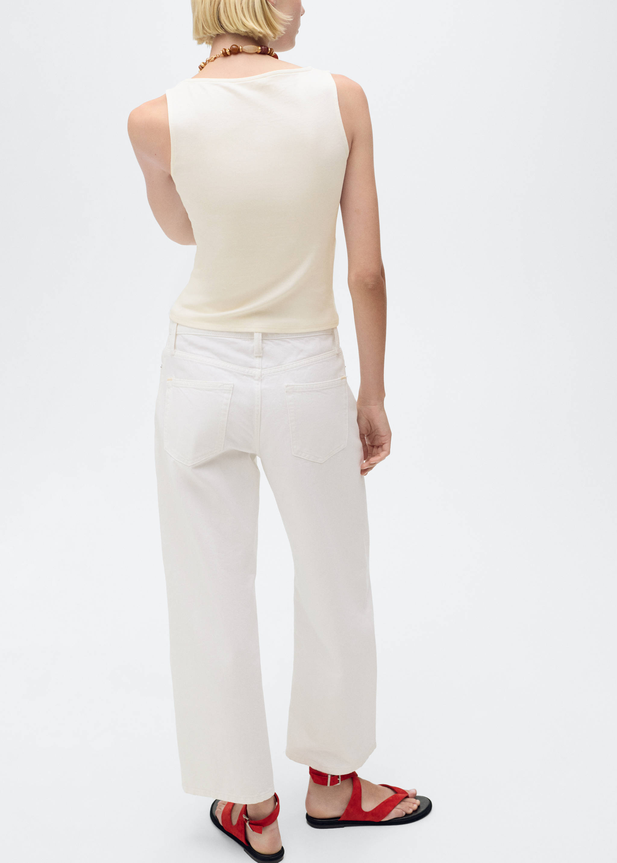 Top tirantes cuello barco - Reverso del artículo