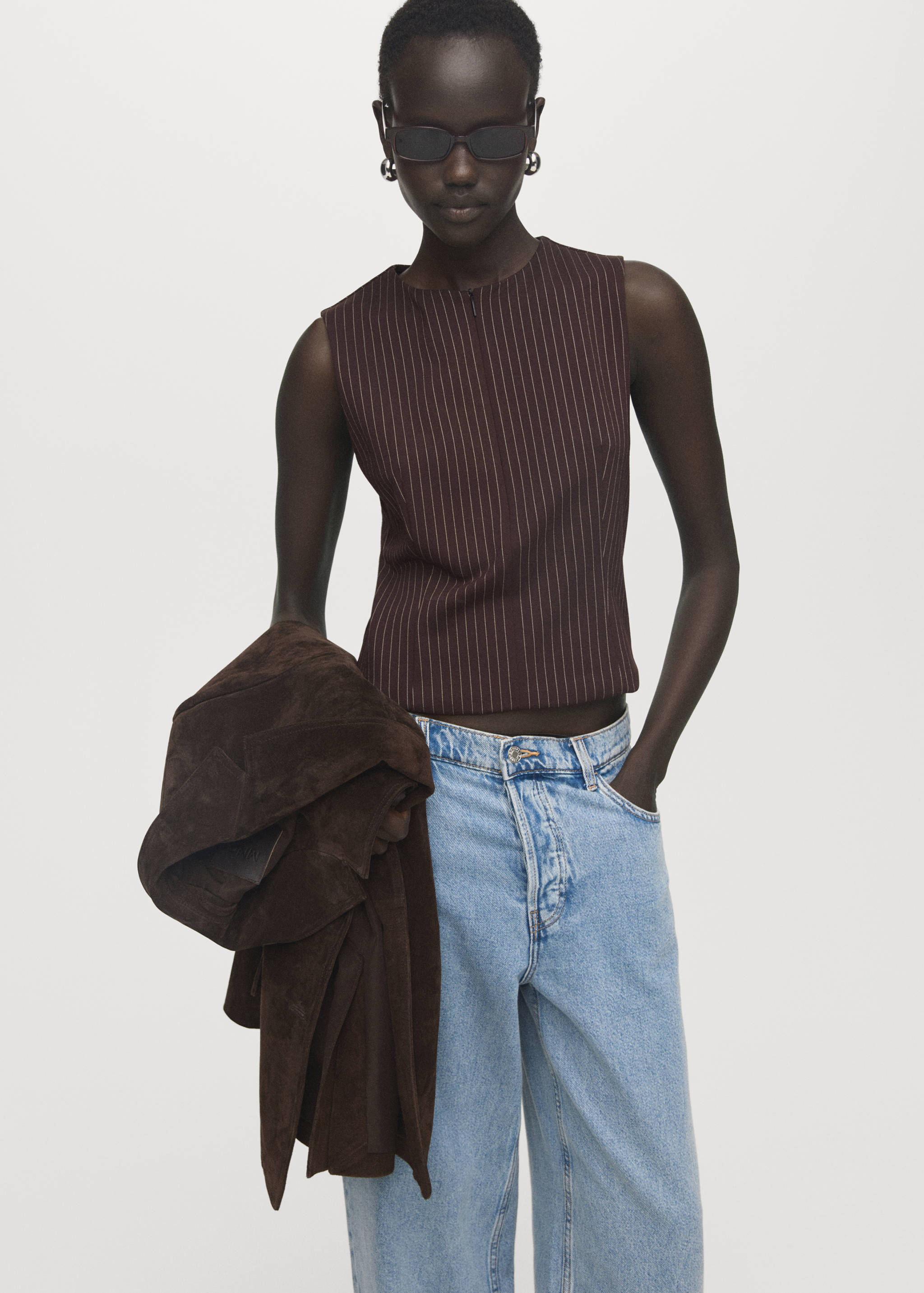 Top justo com fecho de correr - Pormenor do artigo 2