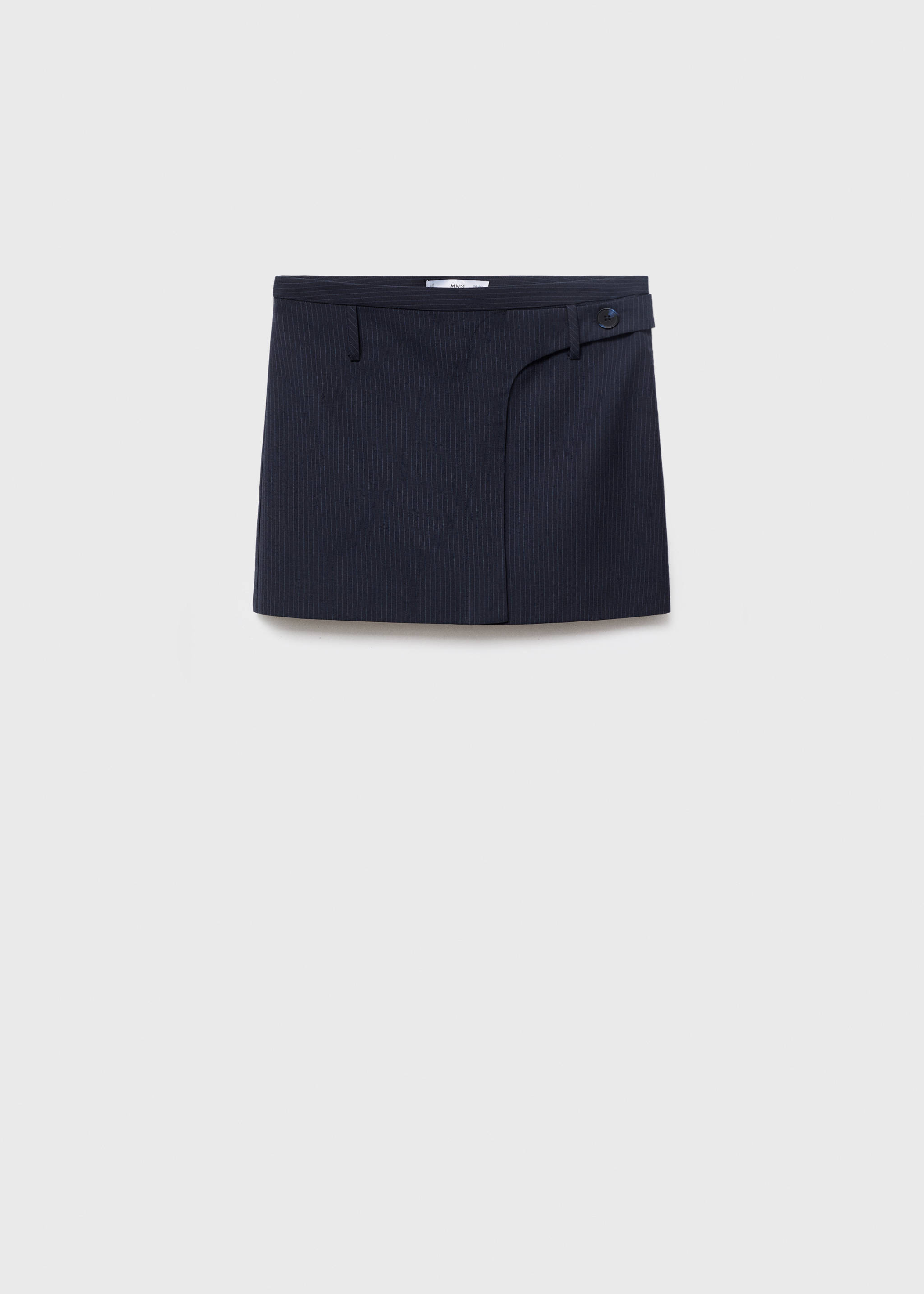 Pinstriped short skirt - Article without model