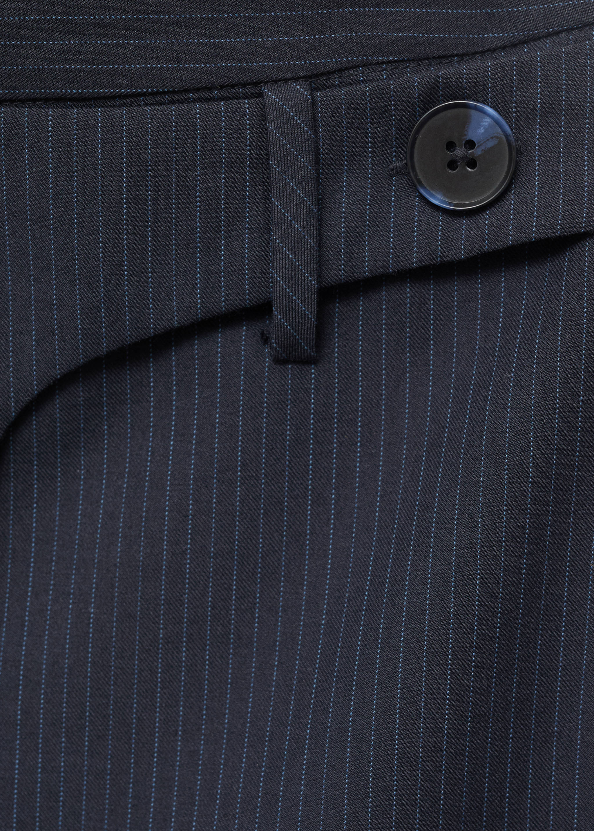 Pinstriped short skirt - Details of the article 0