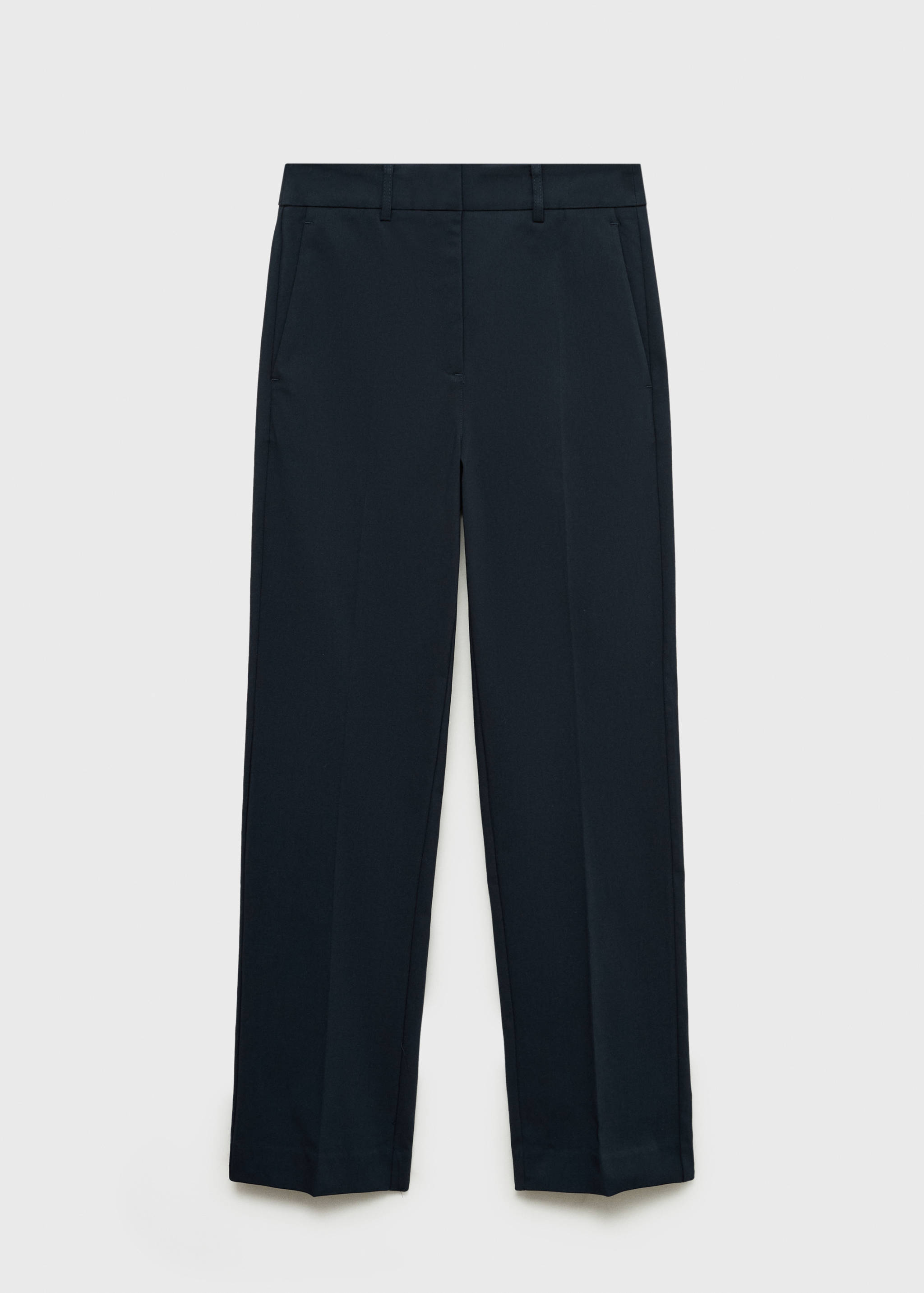 Straight-cut crop pants - Article without model