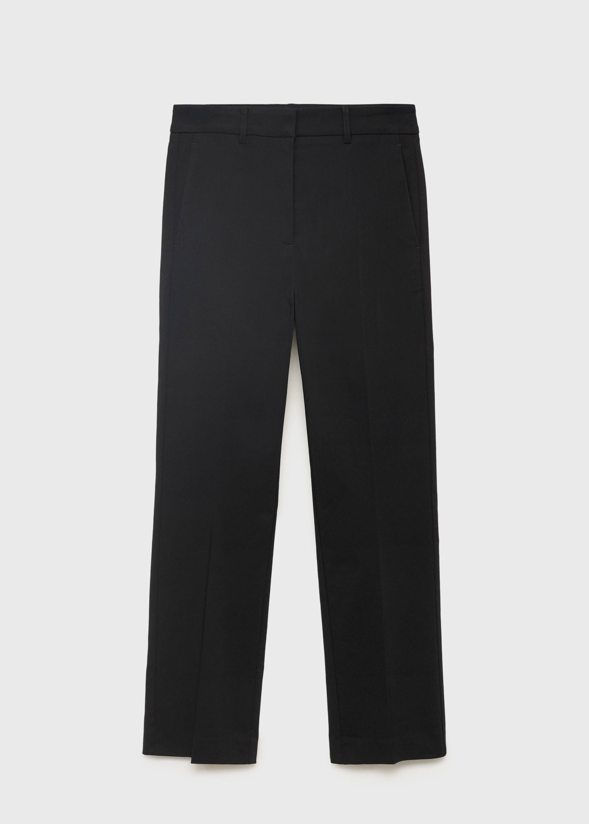 Straight-cut crop pants - Article without model