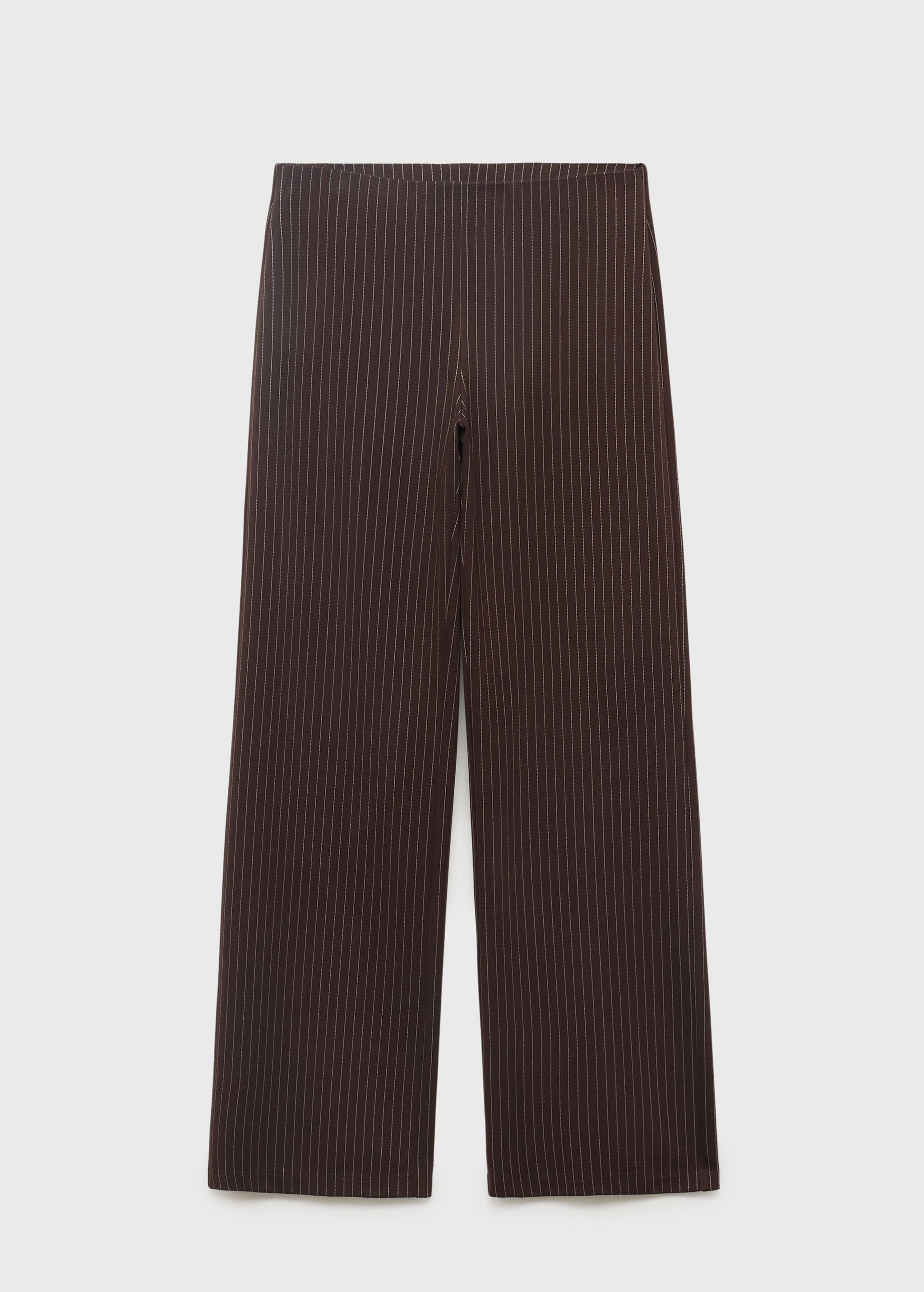 Straight-fit pants with elastic waist - Article without model