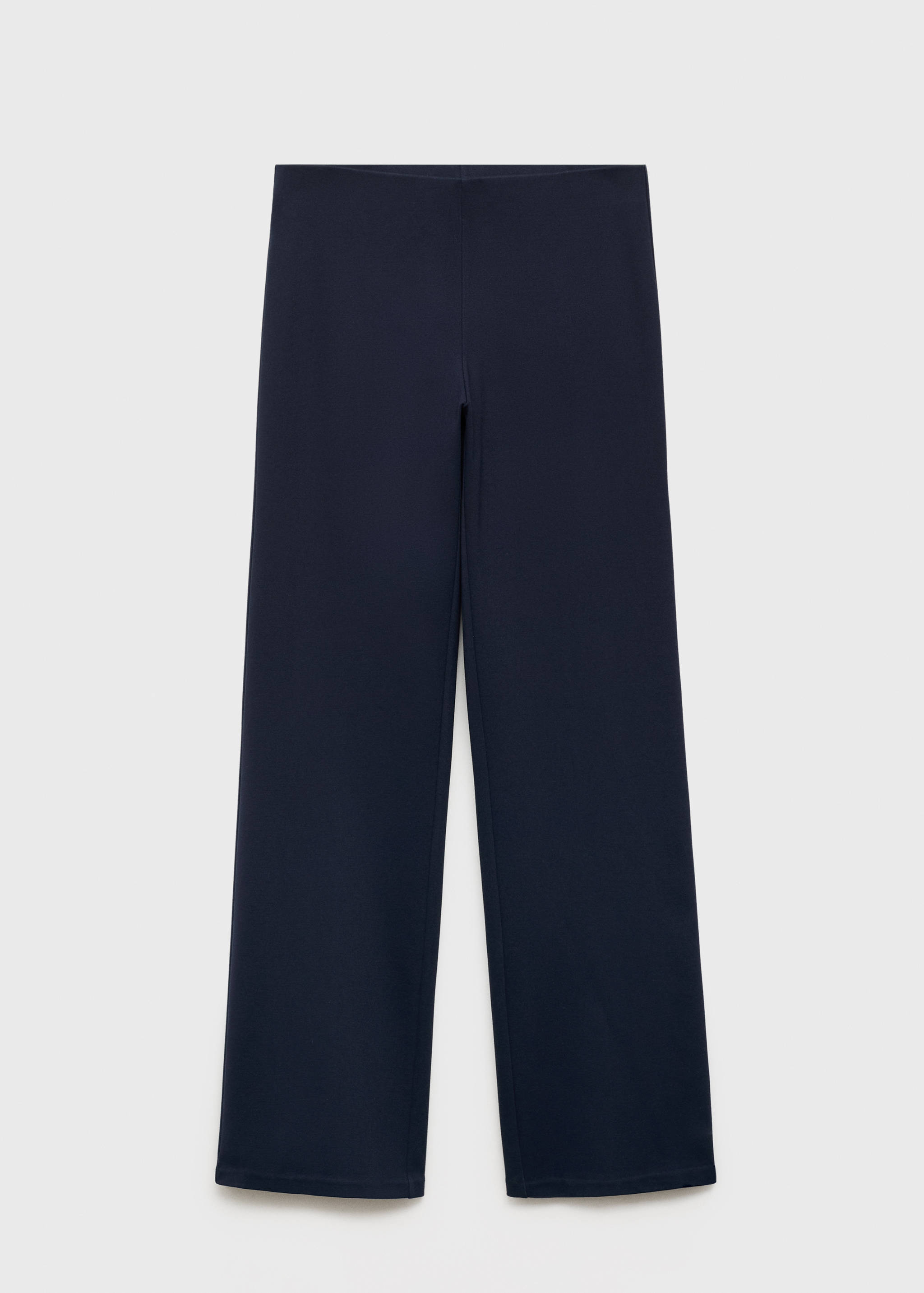 Straight-fit trousers with elastic waist - Article without model