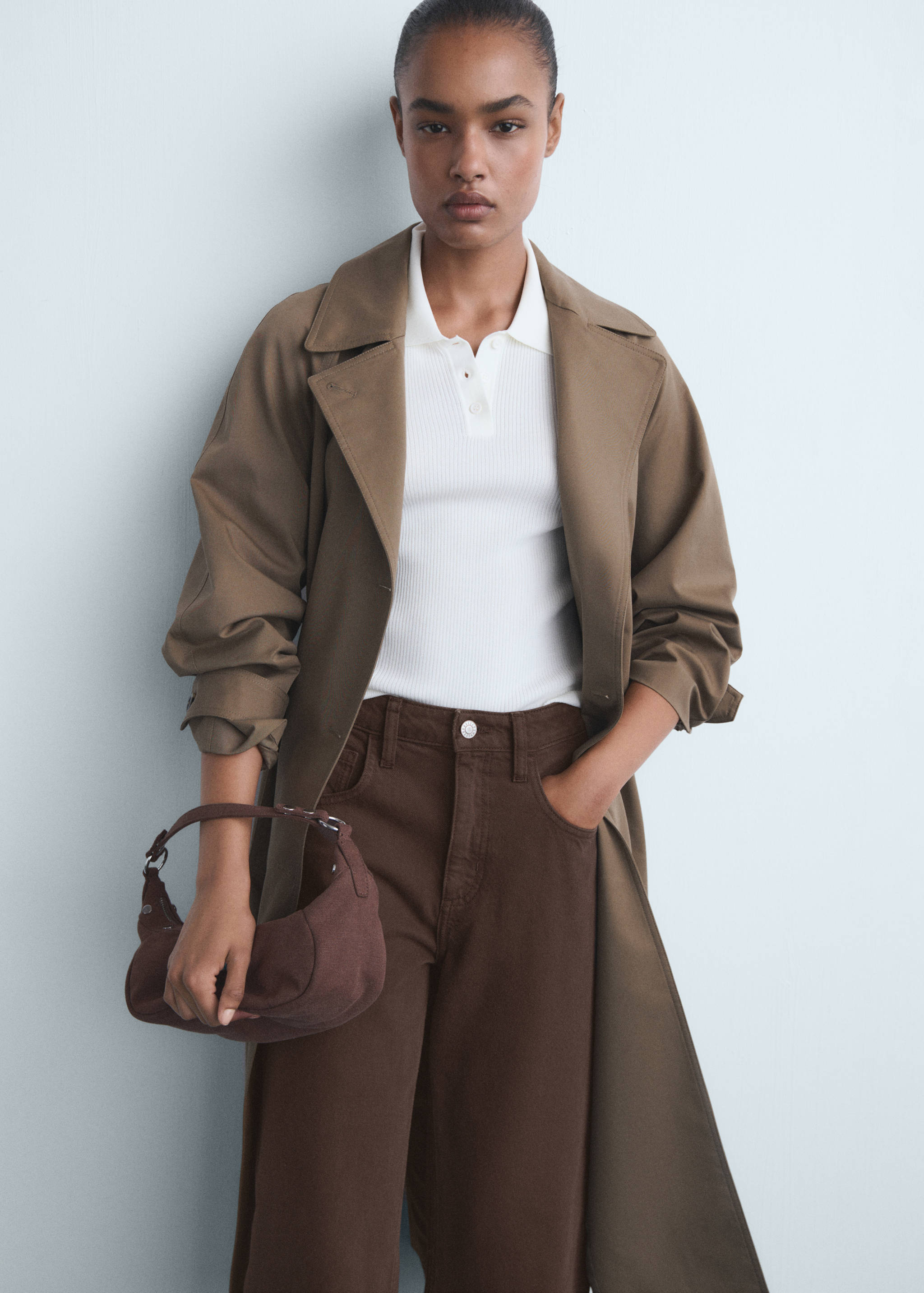 Джинсы barrel с высокой посадкой - Деталь изделия 1