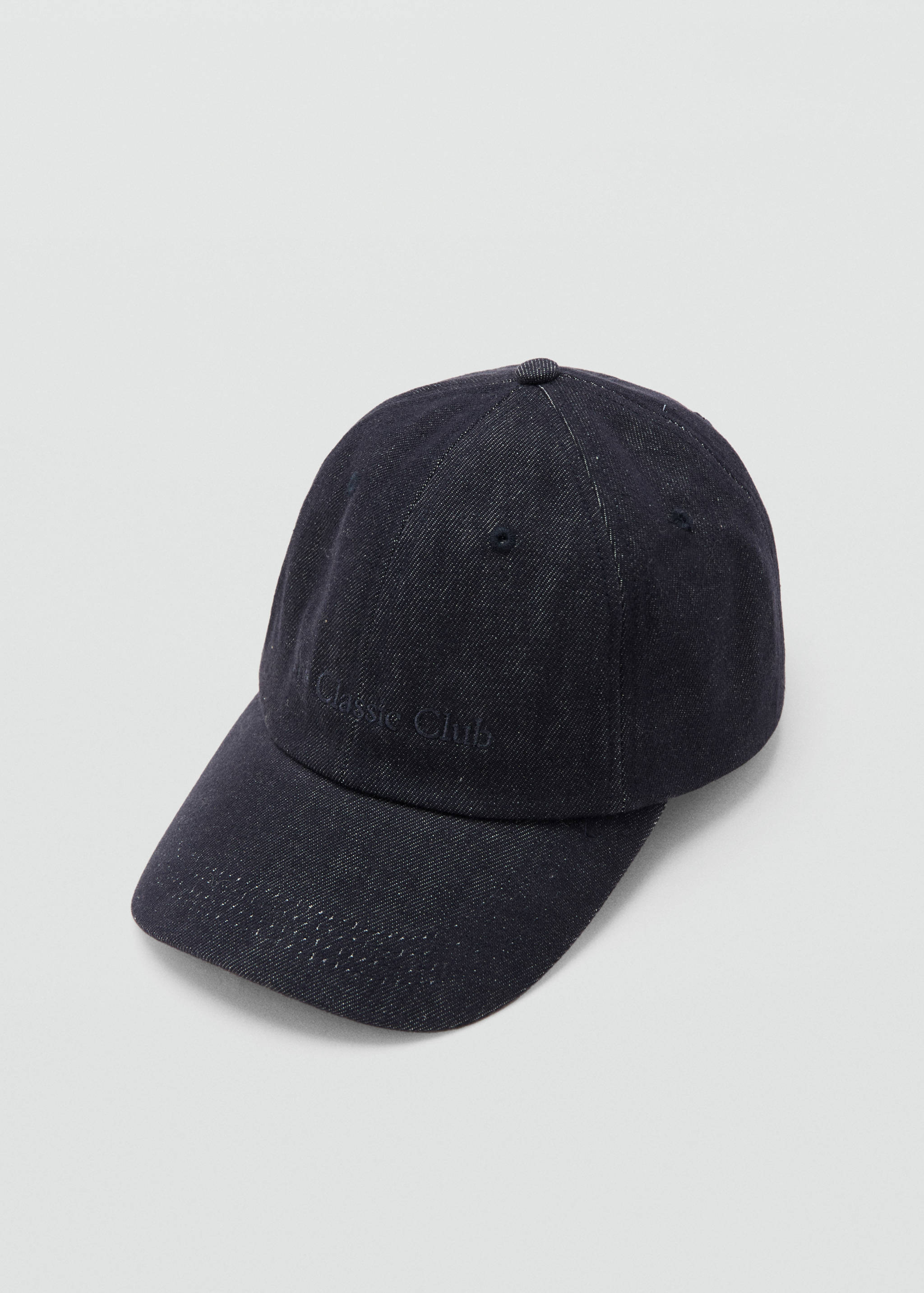 Cotton cap with embroidered slogan - Details of the article 2