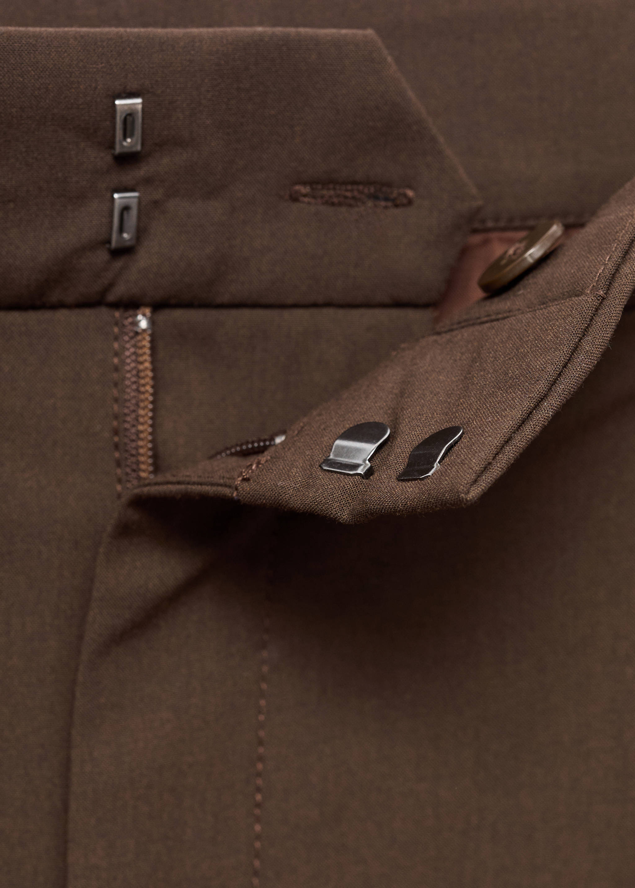 Low-rise wide leg trousers - Details of the article 8