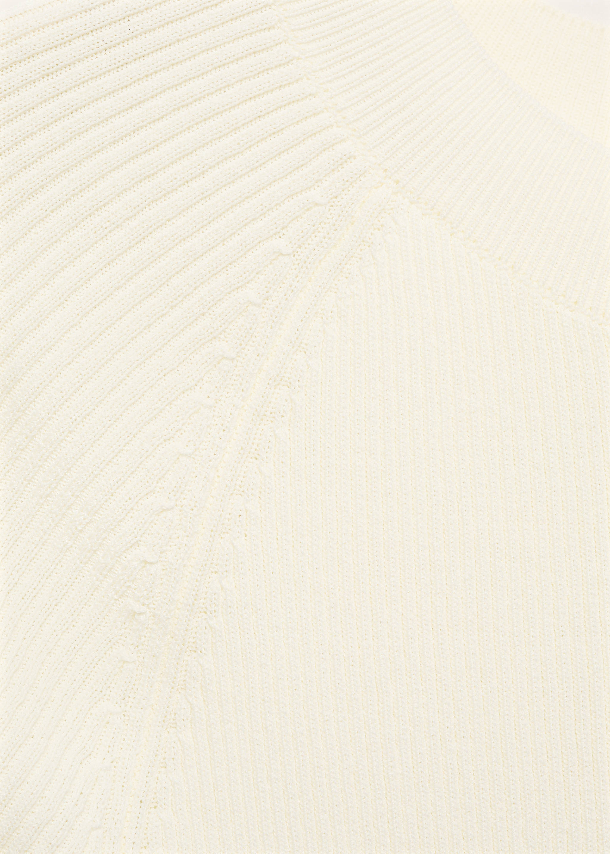 Ribbed-knit short-sleeved sweater - Details of the article 8