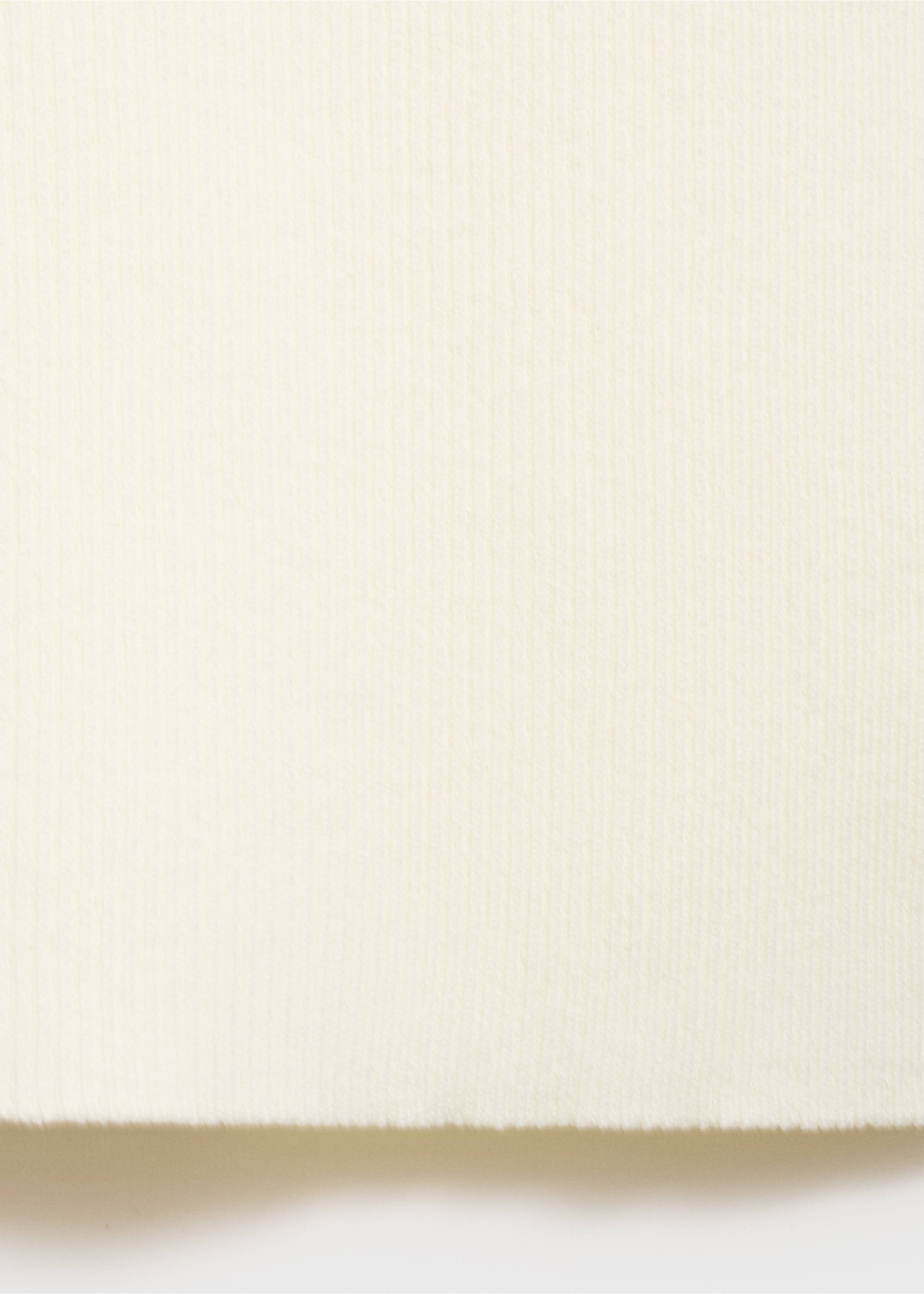 Pull maille côtelée manches courtes - Détail de l'article 0, Écru. Ref: 17094097-00.