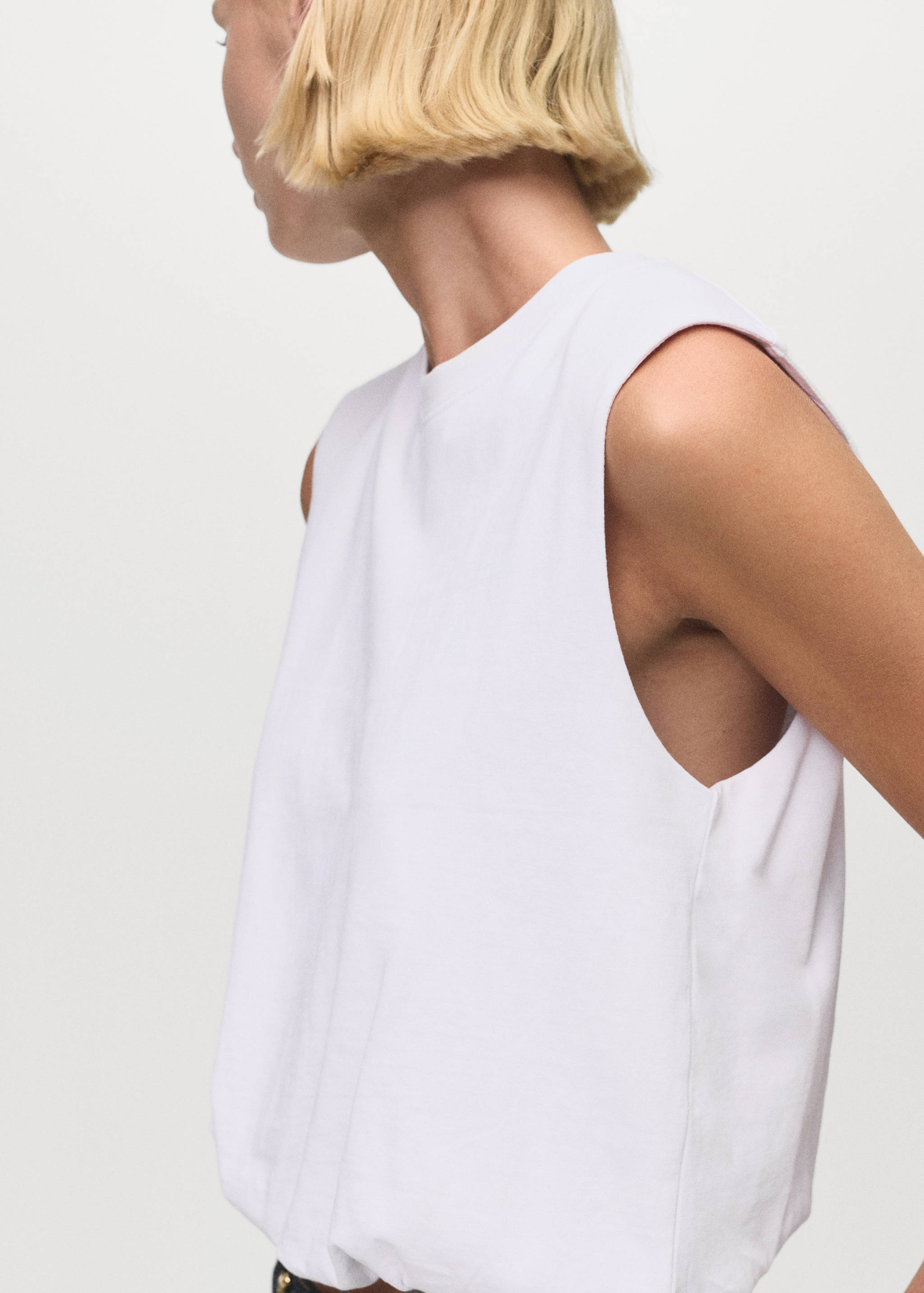 Cotton balloon top - Medium plane