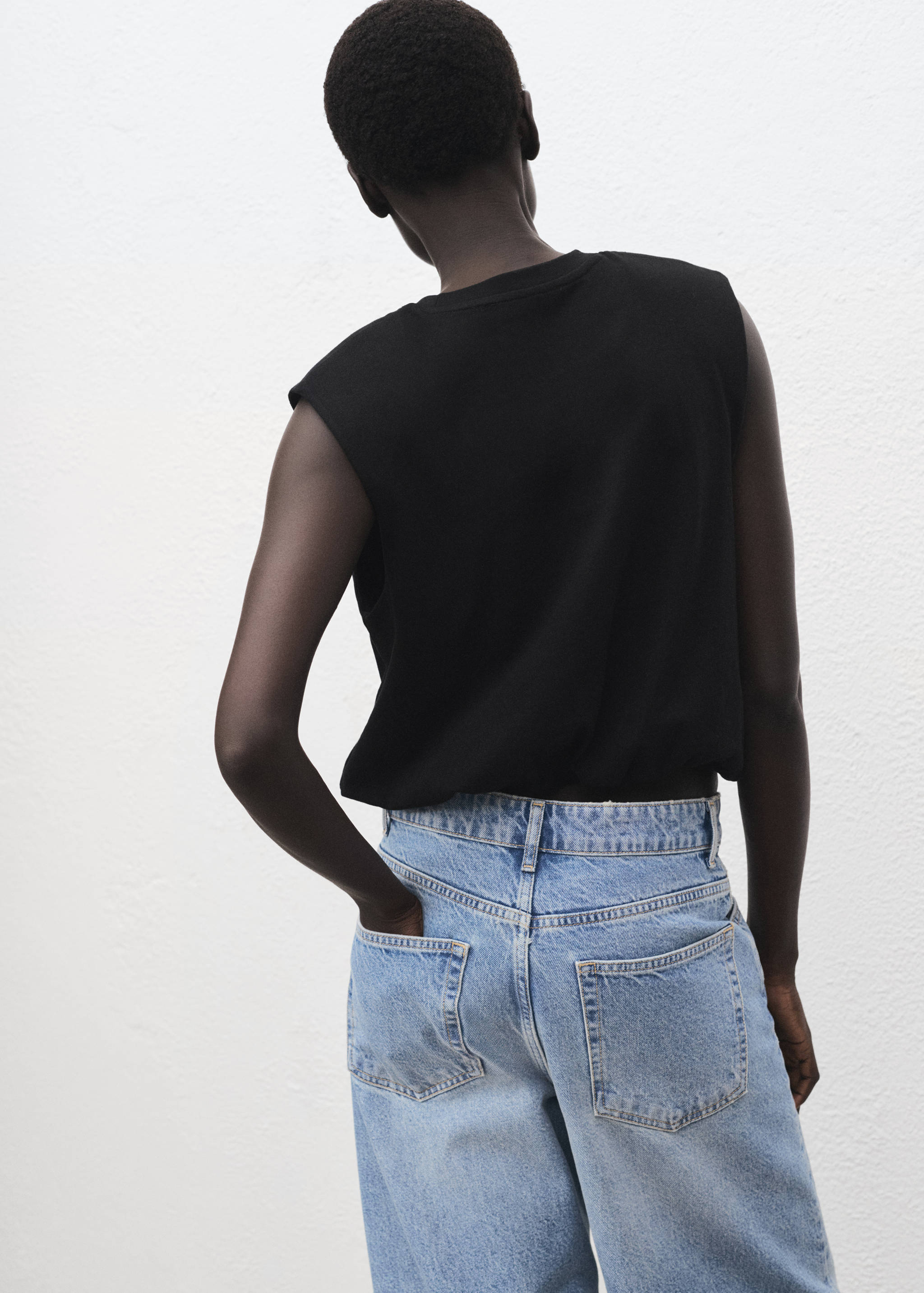 Cotton balloon top - Reverse of the article