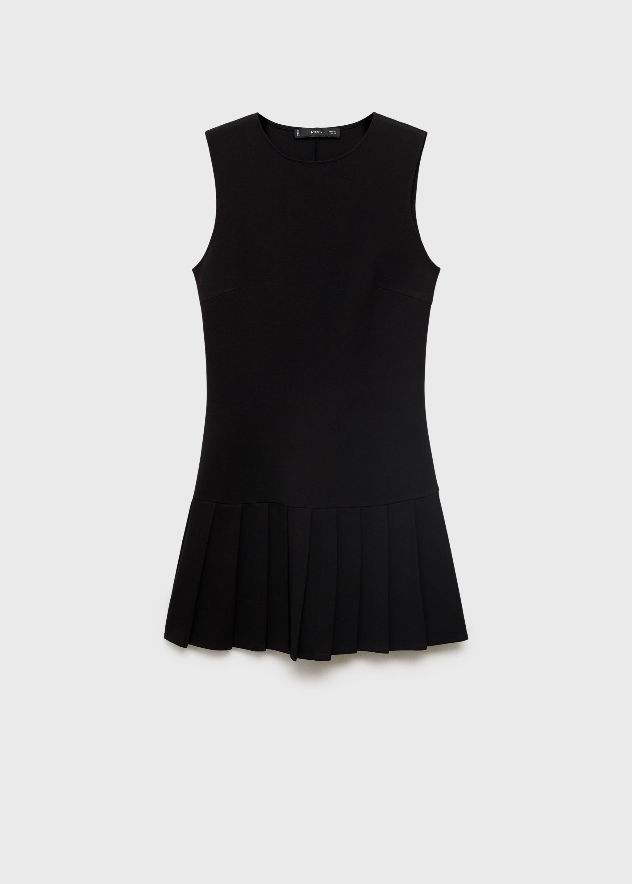 Fitted pleated dress - Article without model