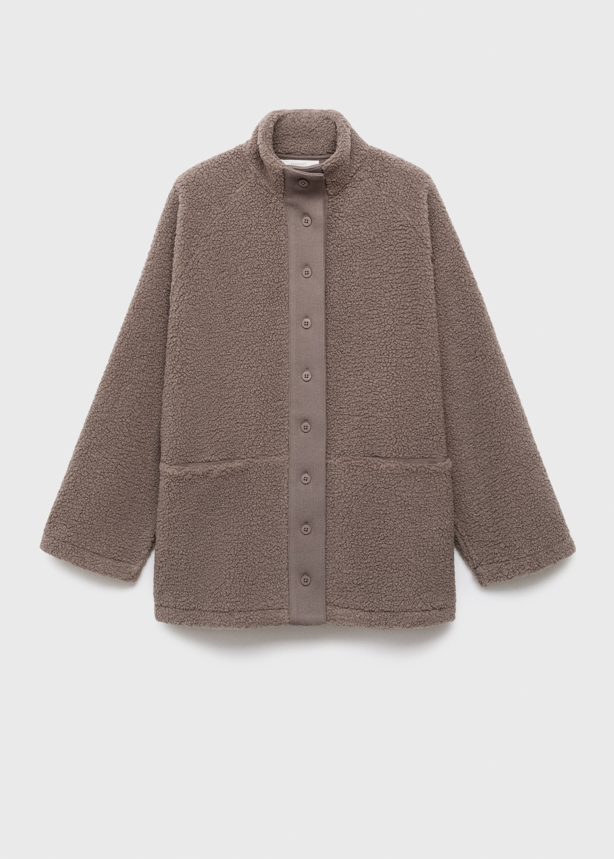 Sherpa buttoned cardigan - Article without model