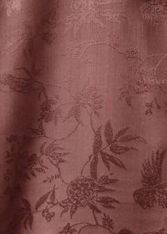 Jacquard satin pyjama shirt — Brown 7