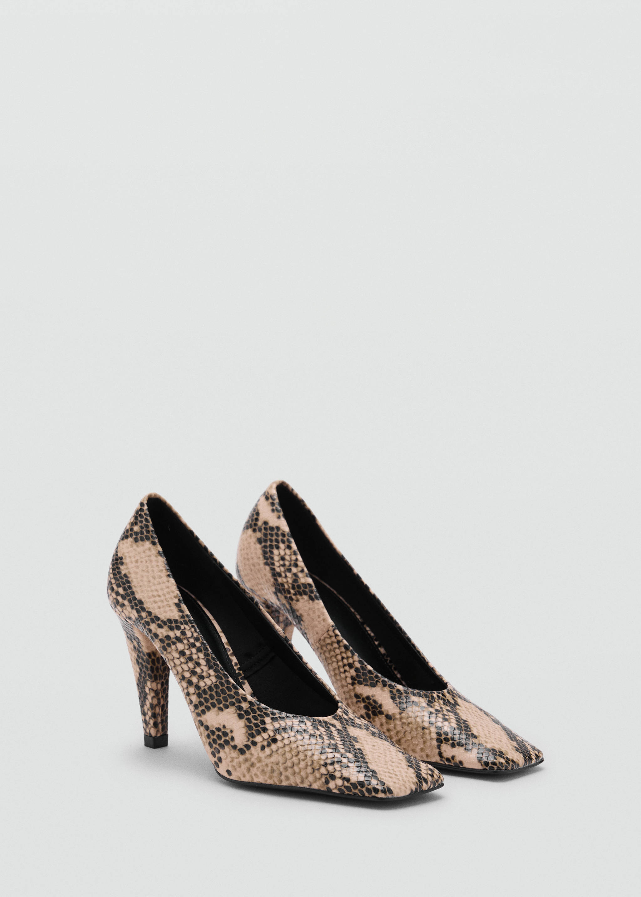 Animal-print high heeled shoes - Medium plane