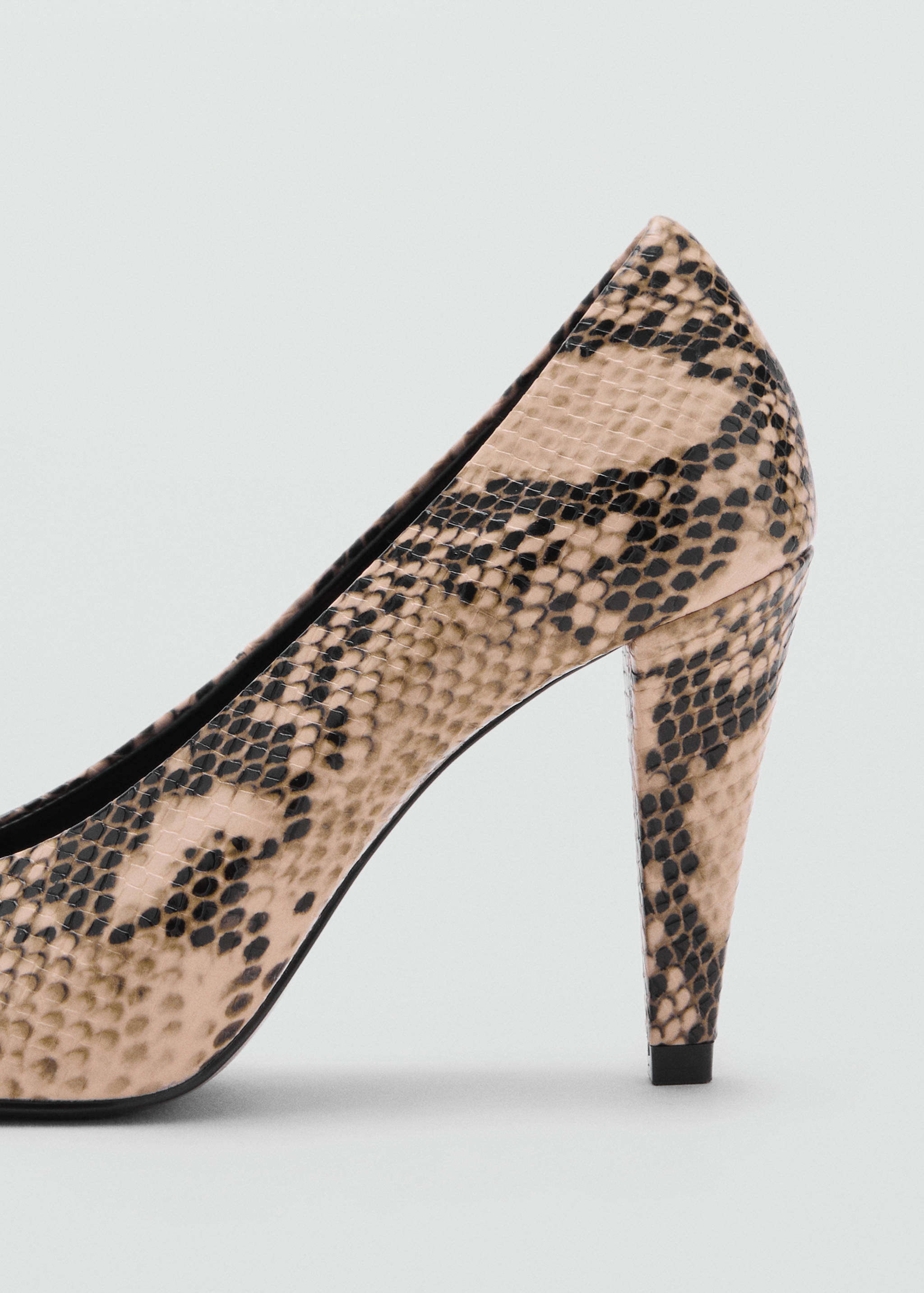 Animal-print high heeled shoes - Details of the article 1