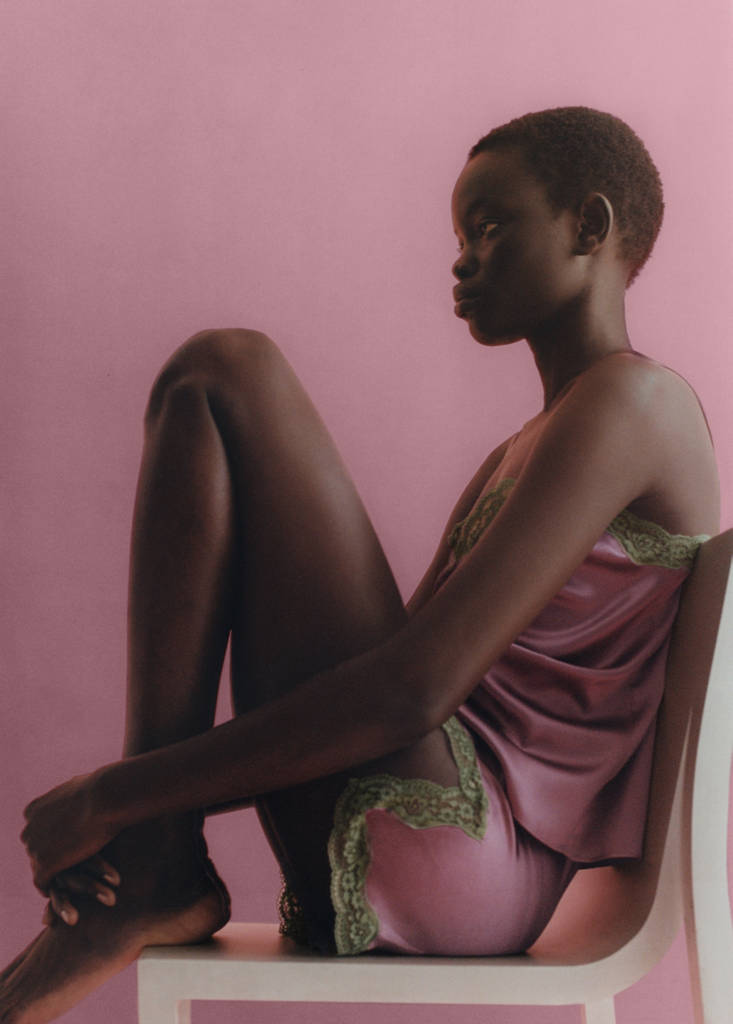 Silk shorts with contrasting lace trim — Plum