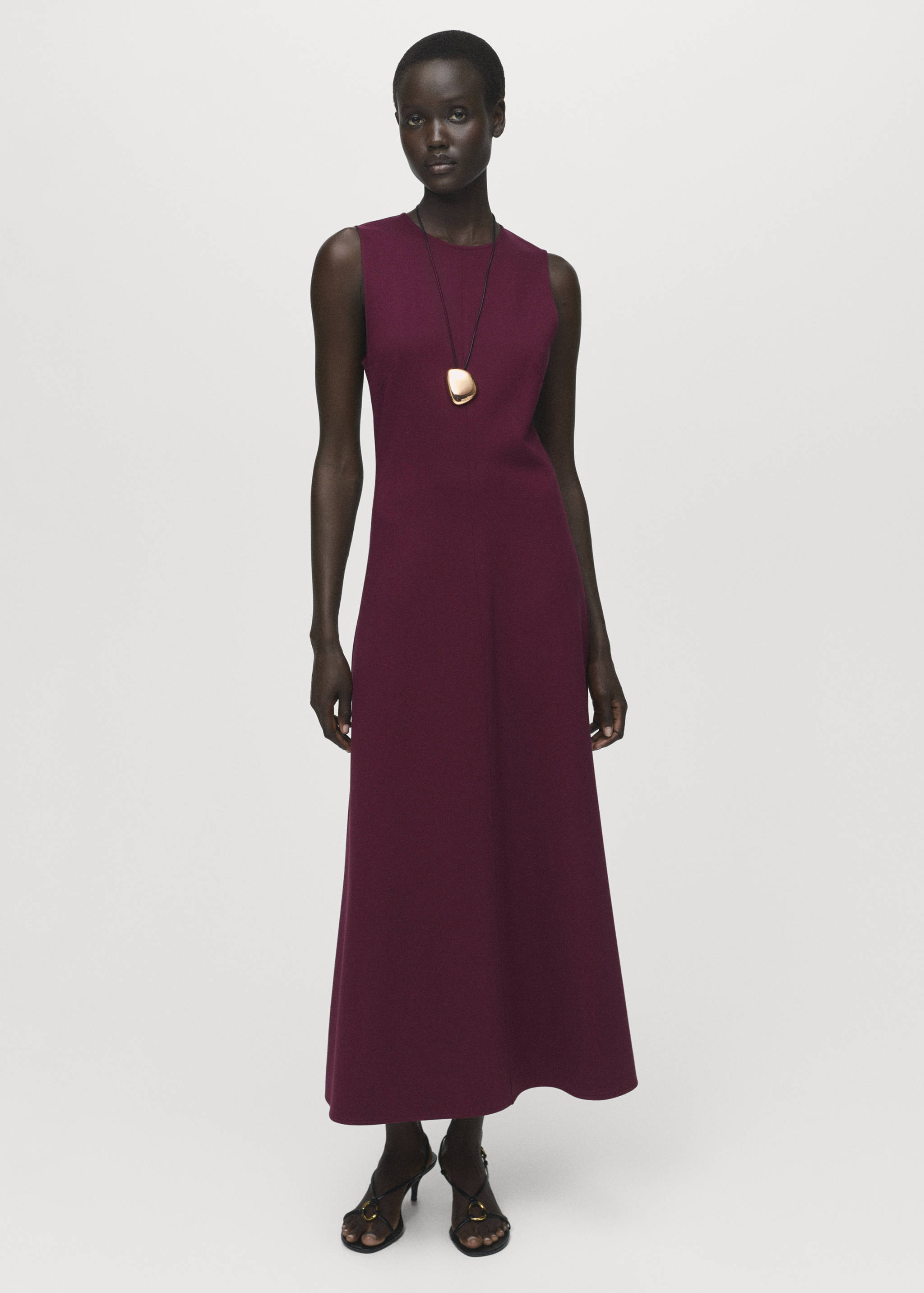 Langes A-Linien-Kleid - Allgemeine Ansicht