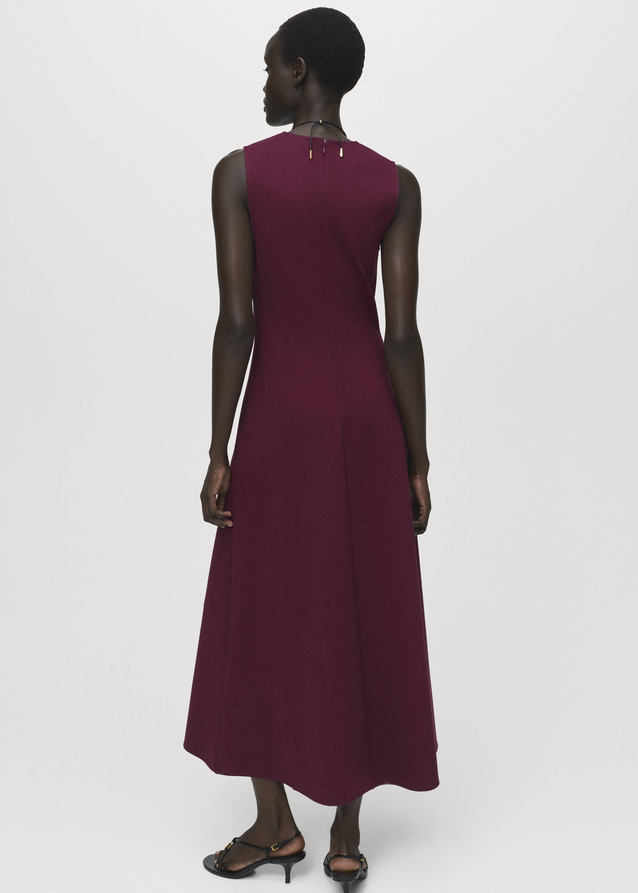 Langes A-Linien-Kleid - Rückseite des Artikels