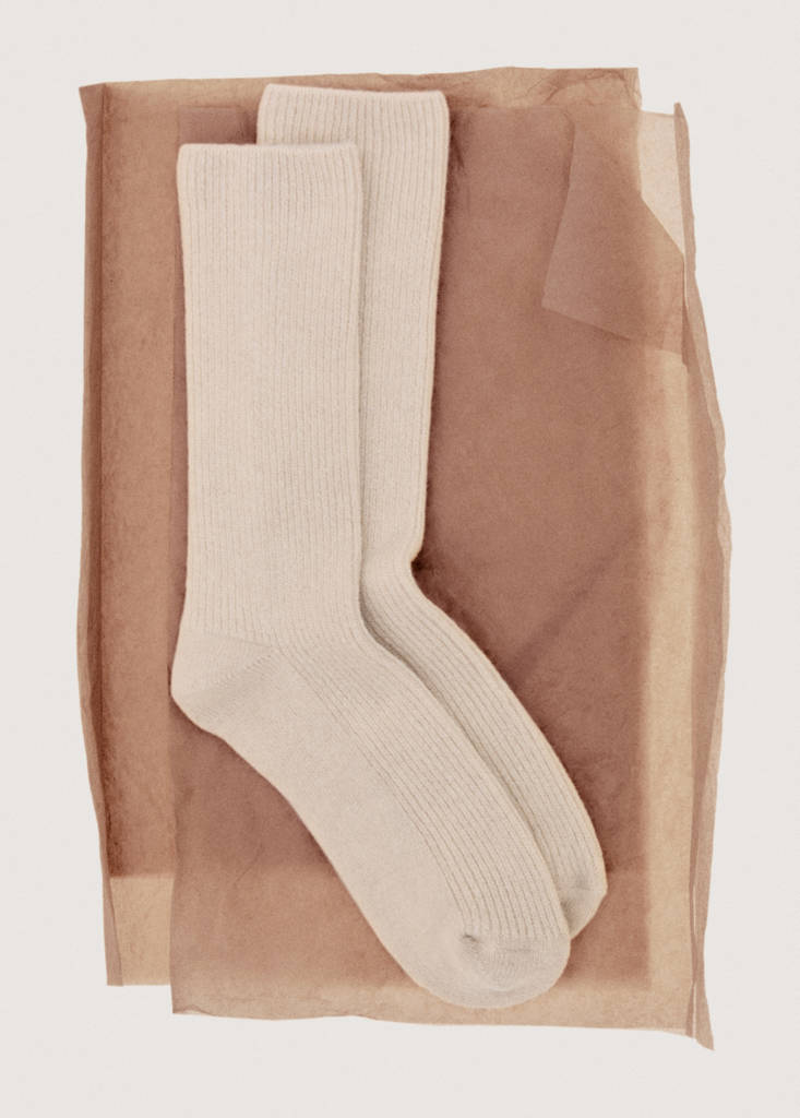 SOCKS CANALE — Ecru