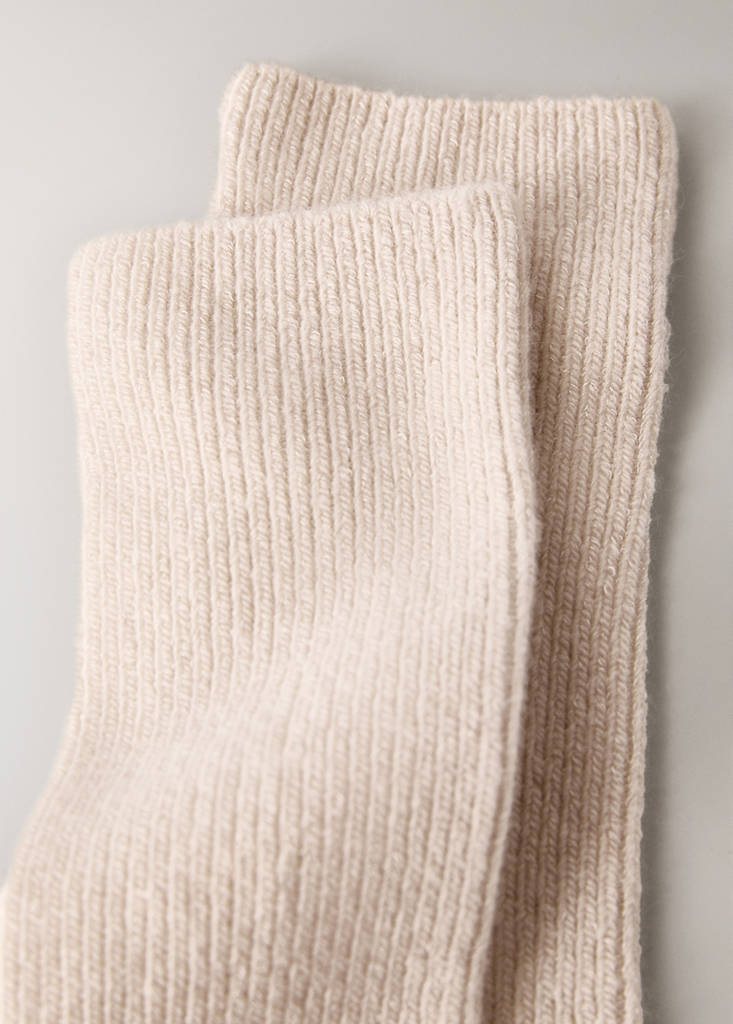 SOCKS CANALE — Ecru