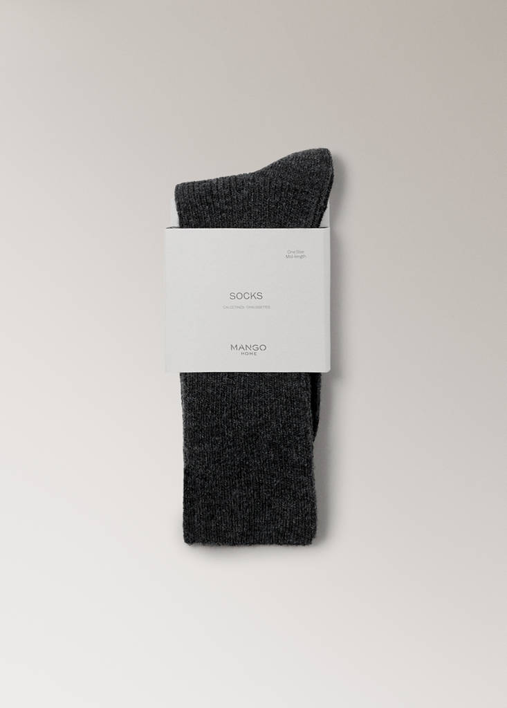 SOCKS CANALE — Charcoal