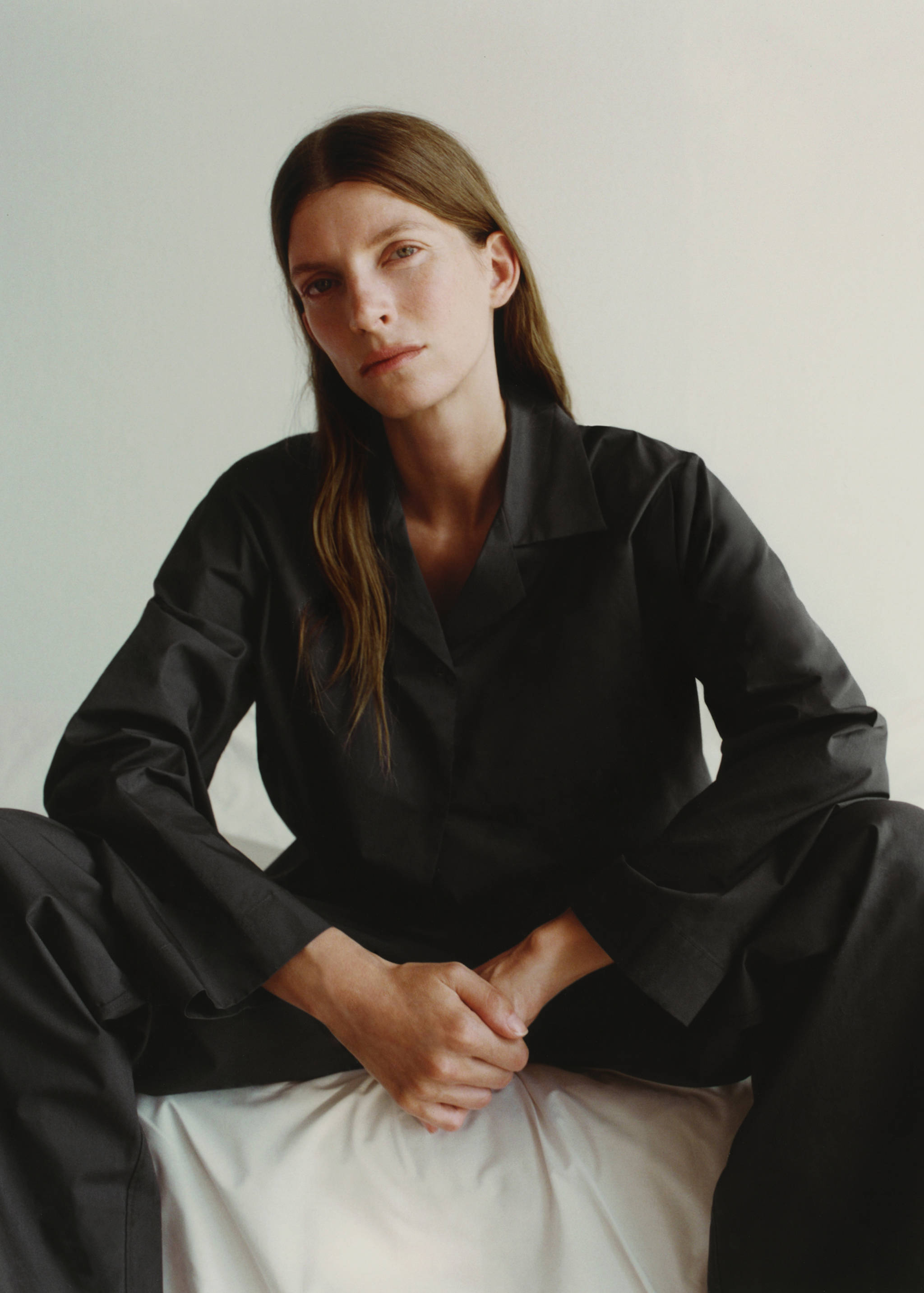 Poplin pyjama shirt - Details of the article 7