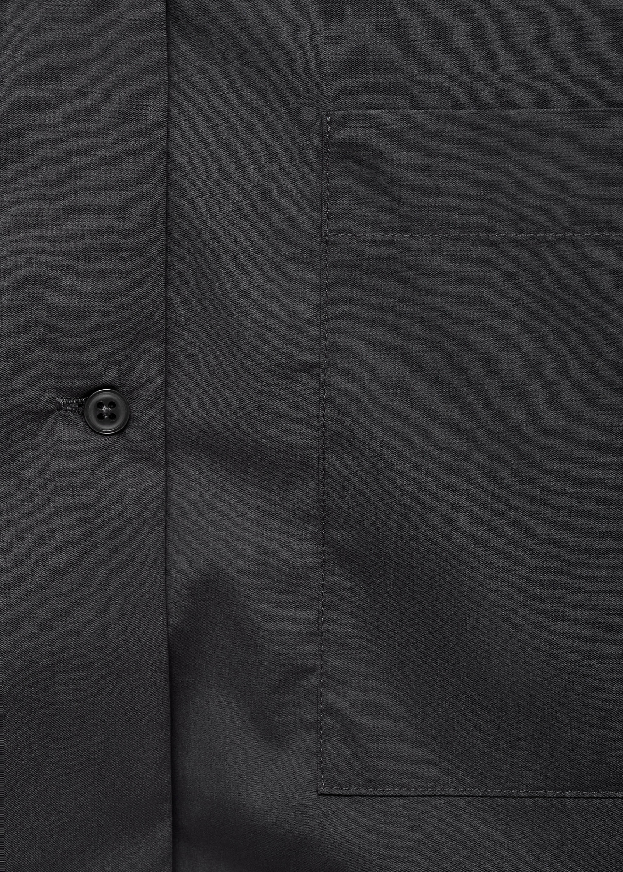 Poplin pyjama shirt - Details of the article 0