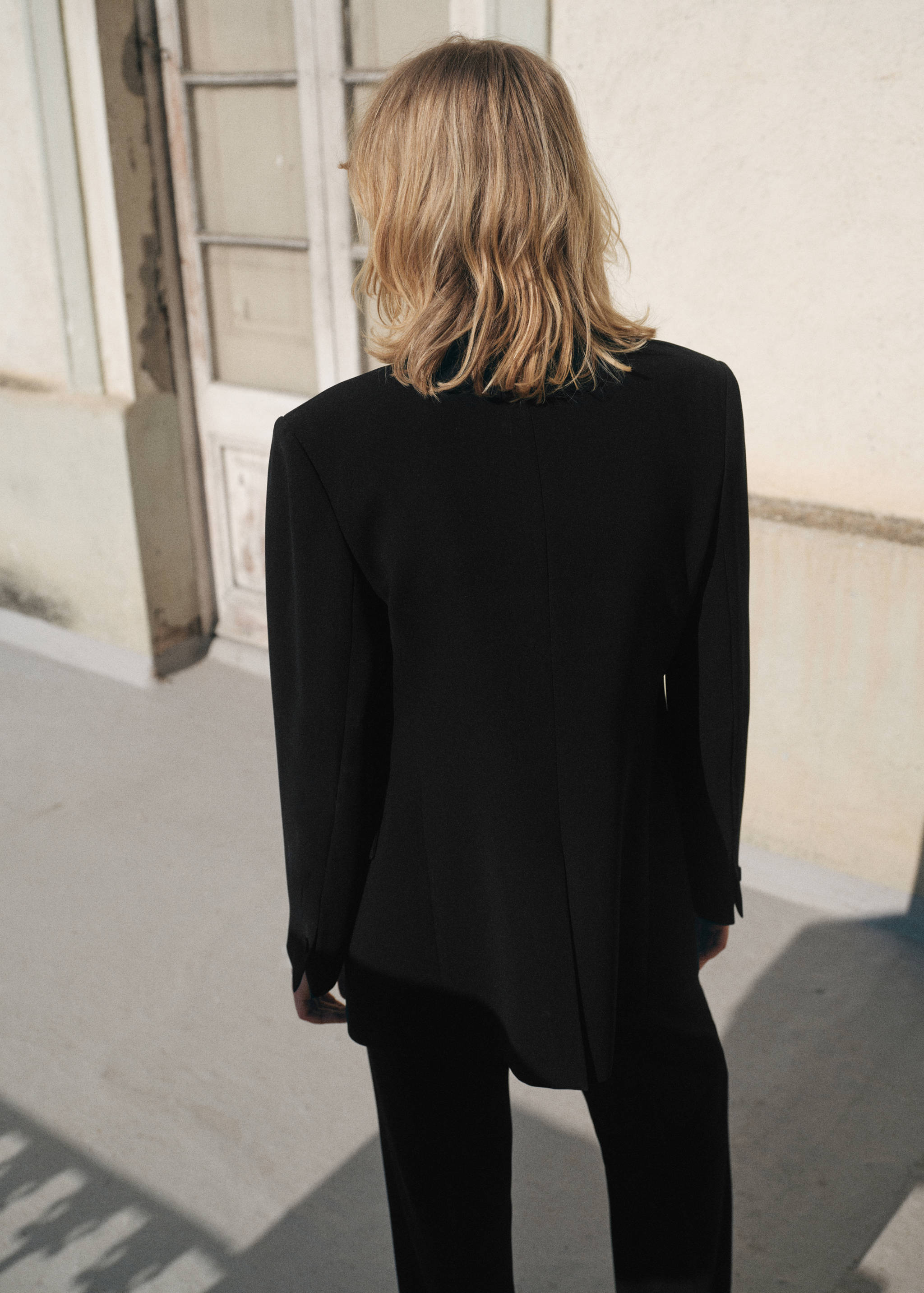 Double-breasted suit blazer - Reverse of the article