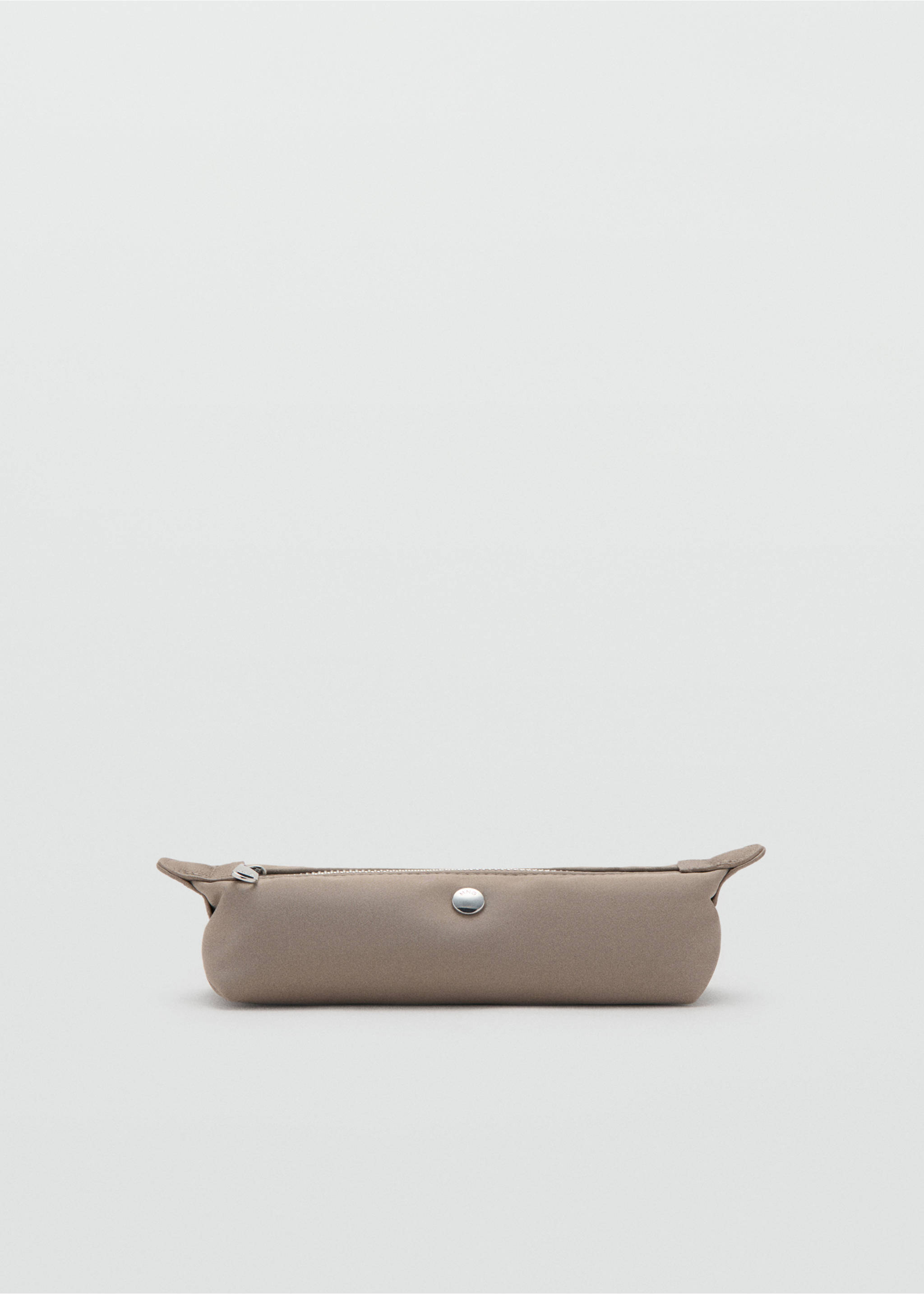 Nylon case with zip - Article without model, Light/Pastel Brown. Ref: 17094122-00.
