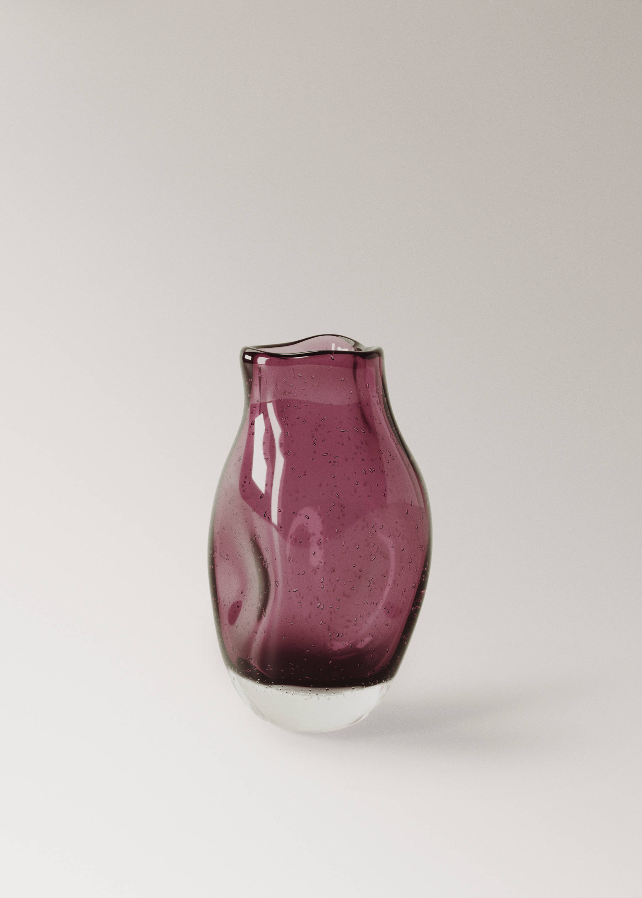 Irregular glass vase - Article without model