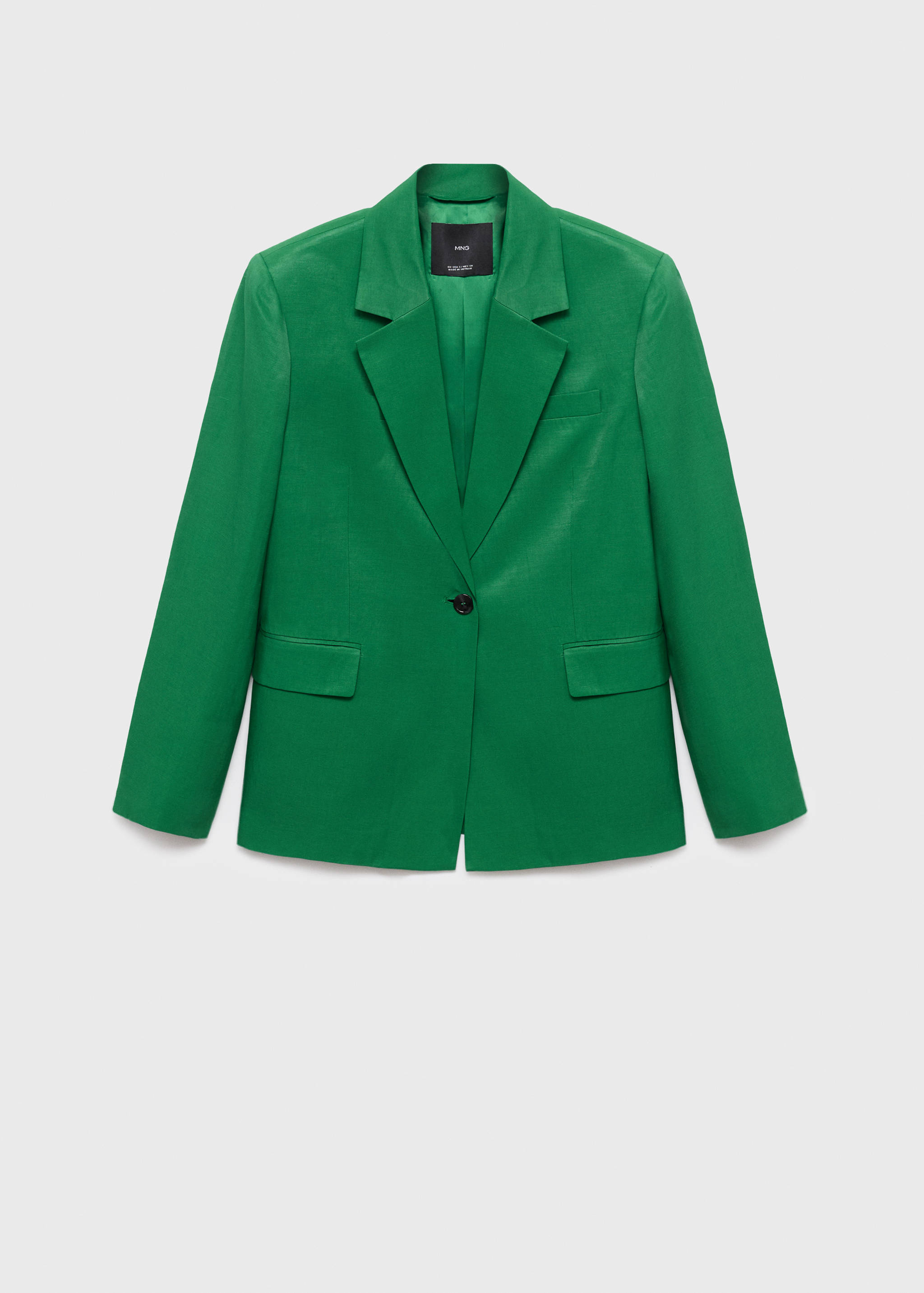 Linen-blend suit jacket - Article without model