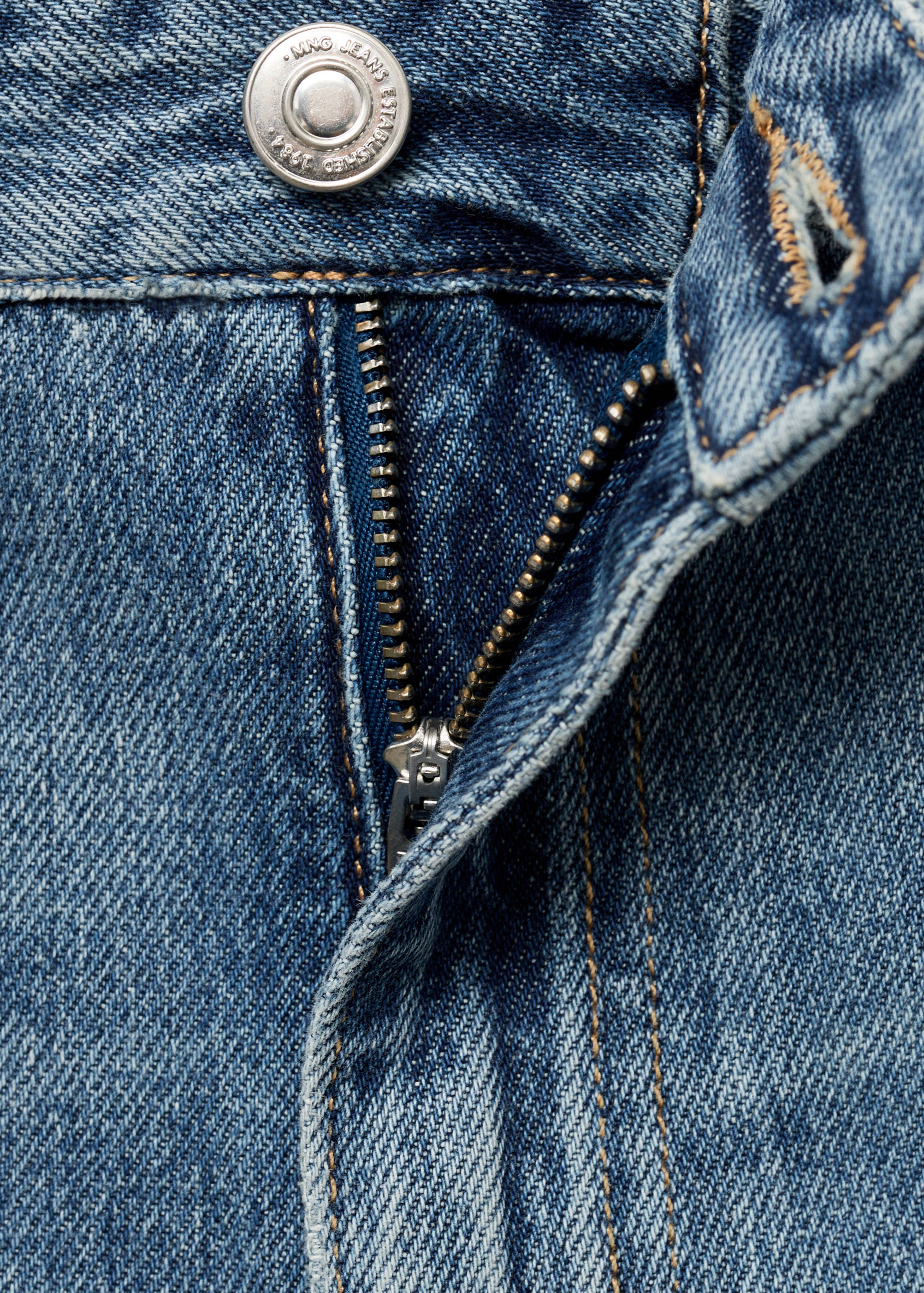 Denim midi-skirt - Details of the article 8