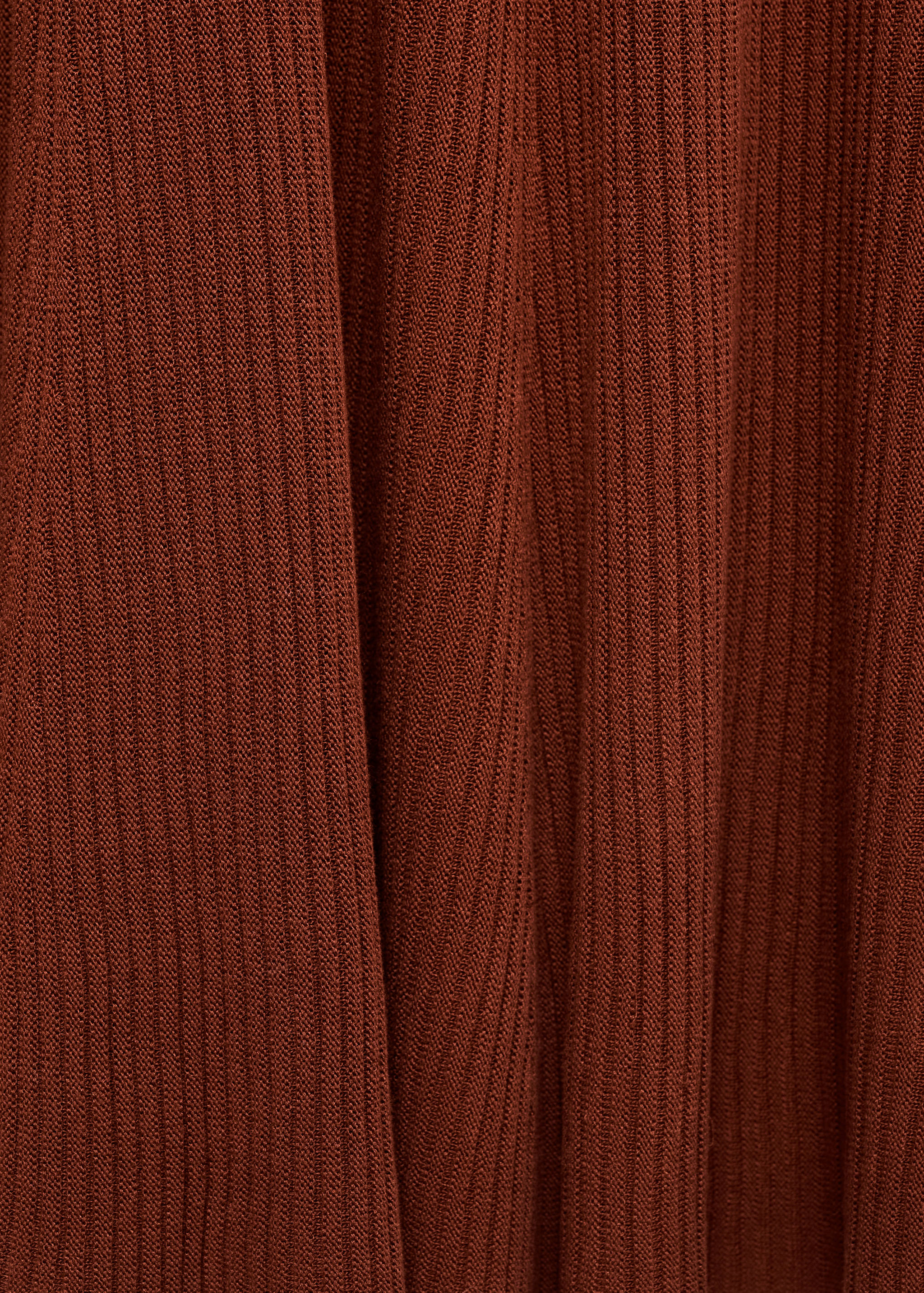 Asymmetrical combined-knit dress - Details of the article 8