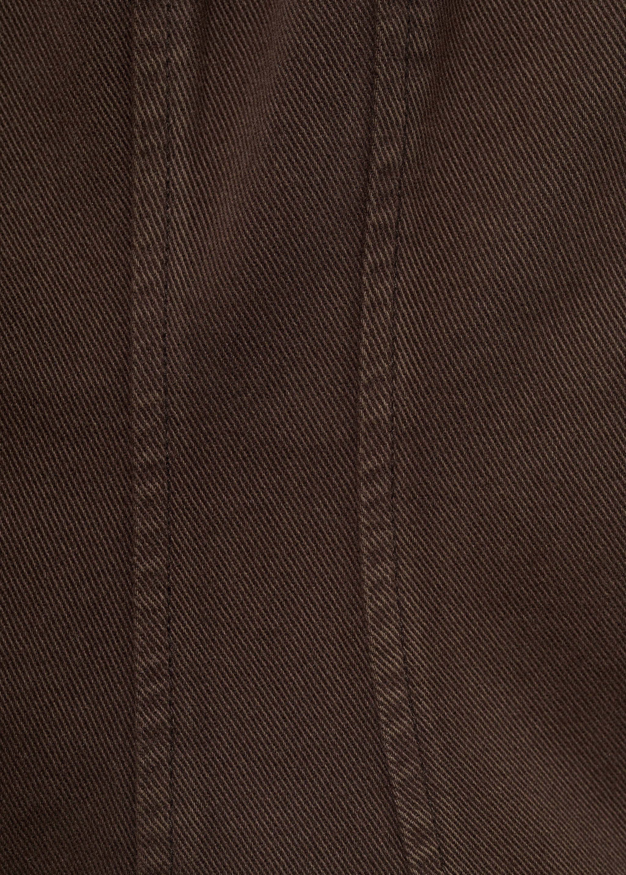 Flared denim top - Details of the article 8